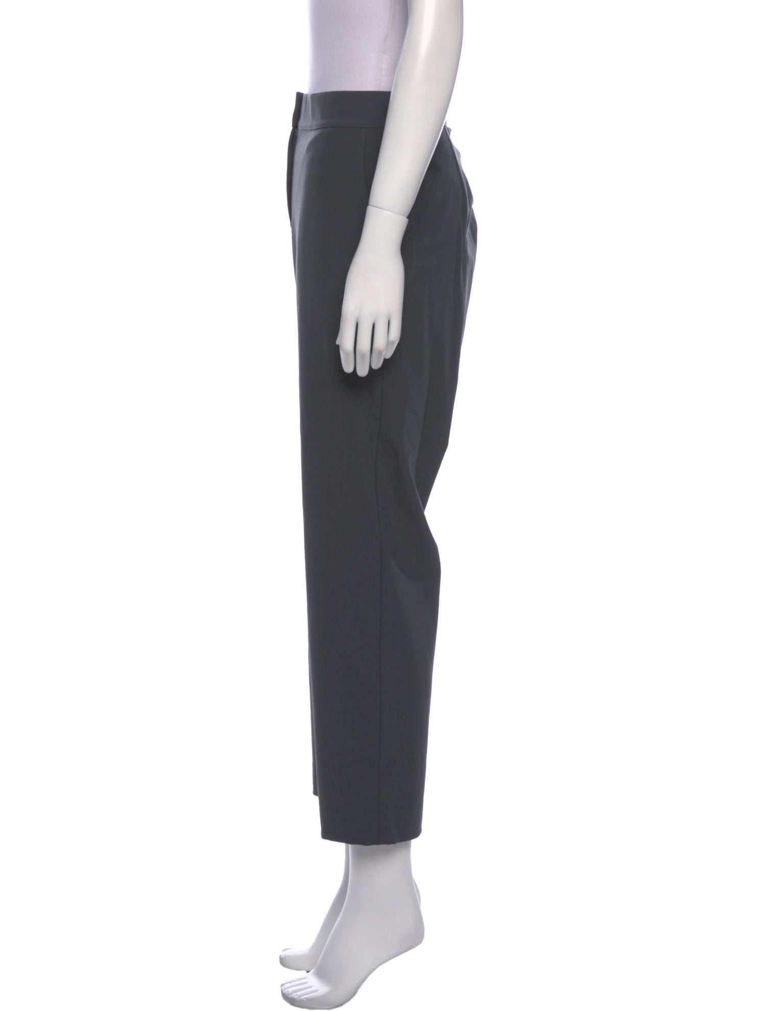 St. John Collection Wool Straight Leg Pants