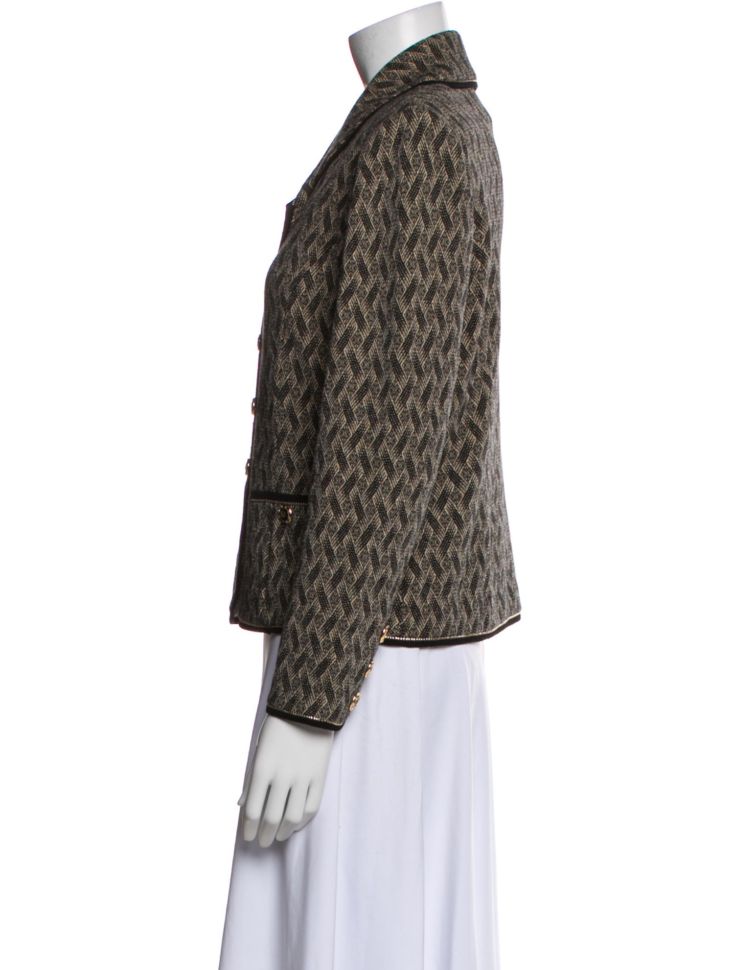 St. John Collection Printed Blazer