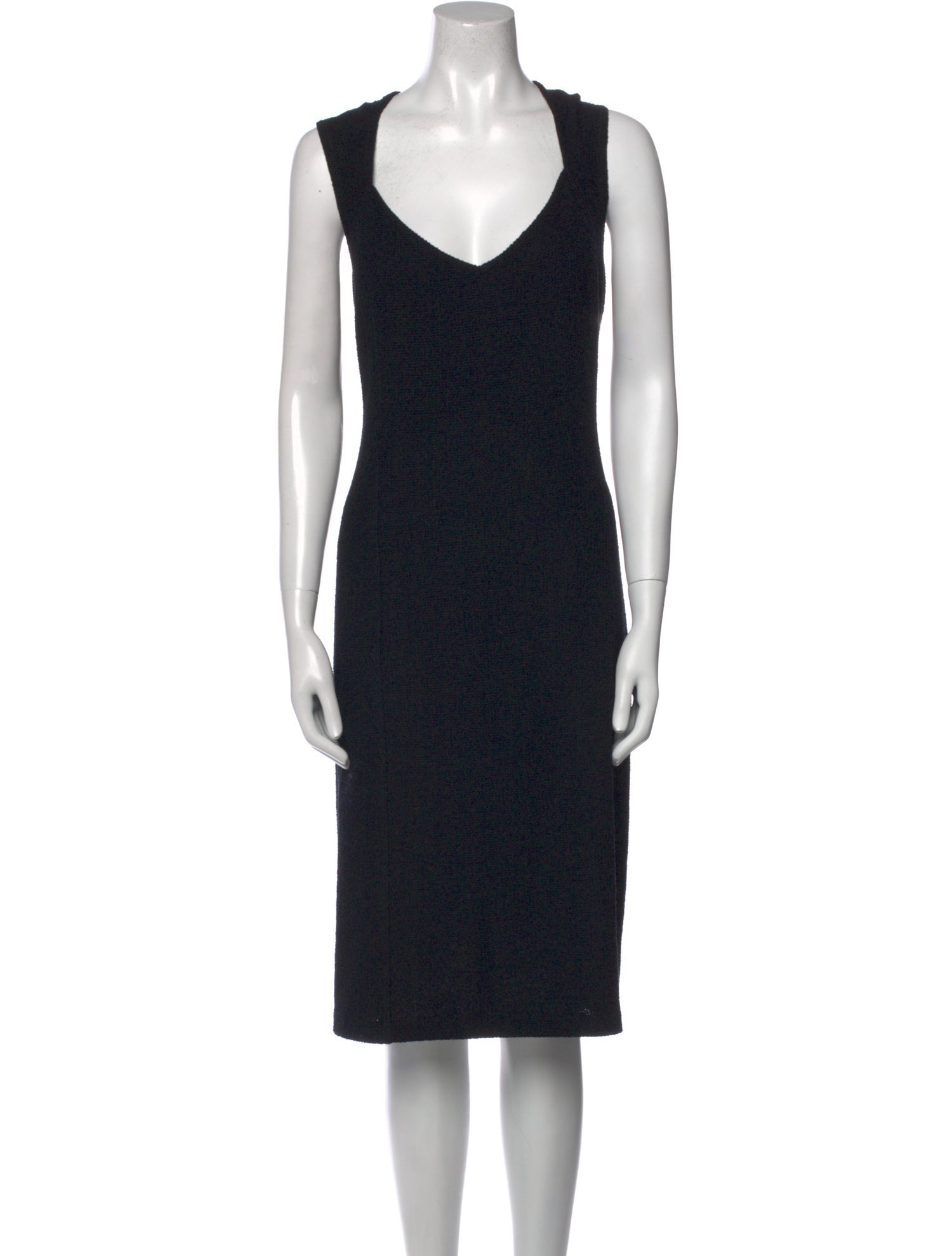 St. John Collection Wool Midi Length Dress