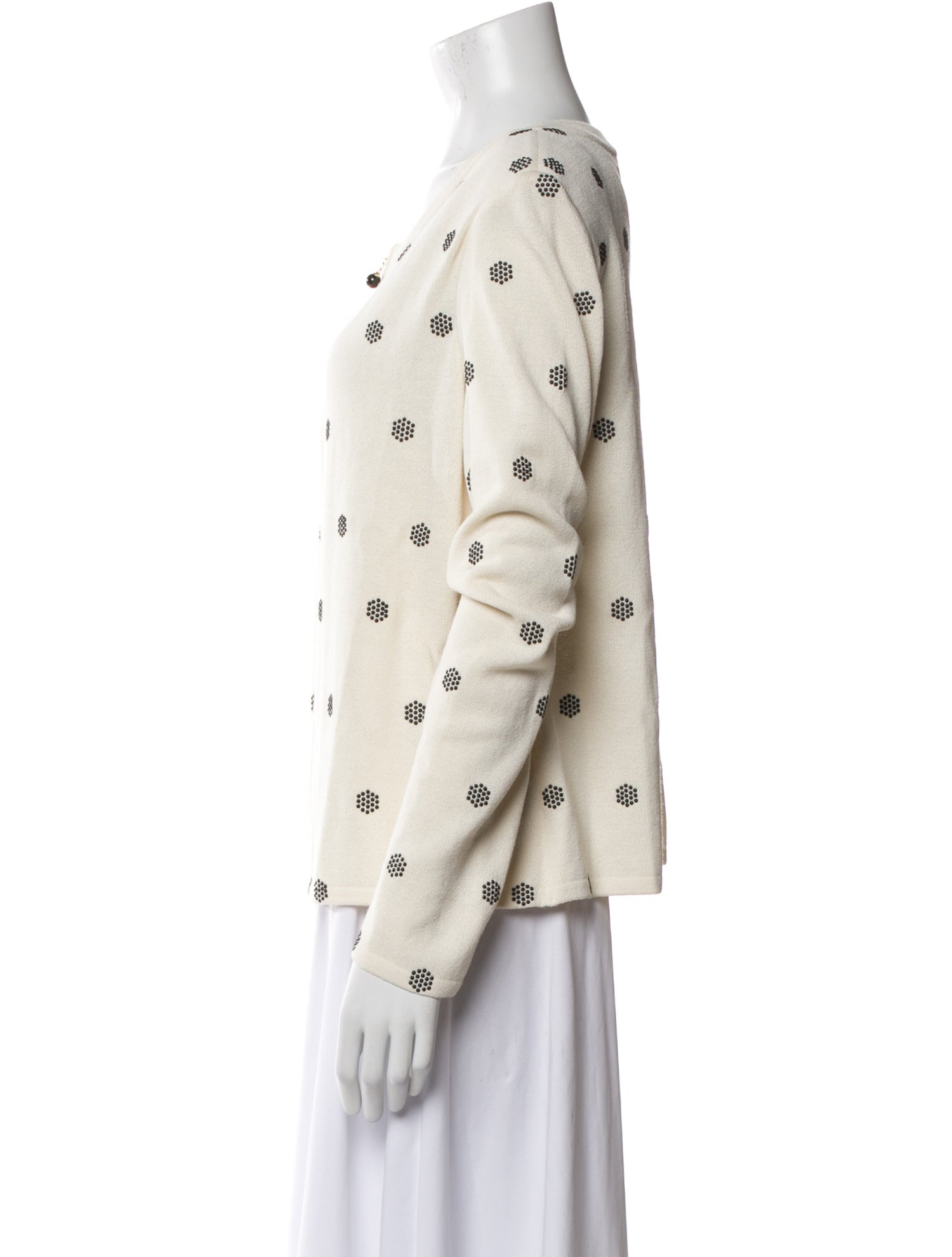 St. John Collection Wool Printed Evening Jacket