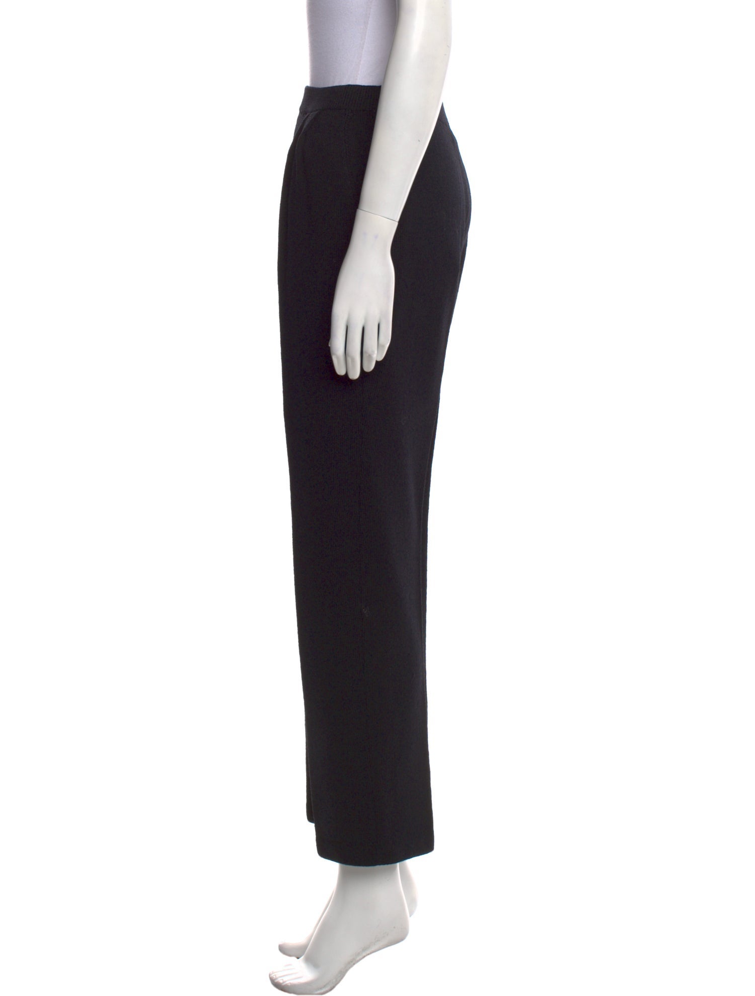 St. John Collection Wool Straight Leg Pants