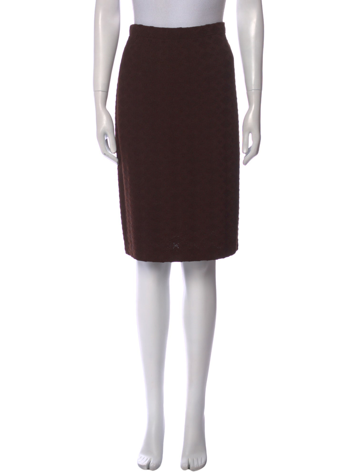 St. John Collection Wool Knee-Length Skirt