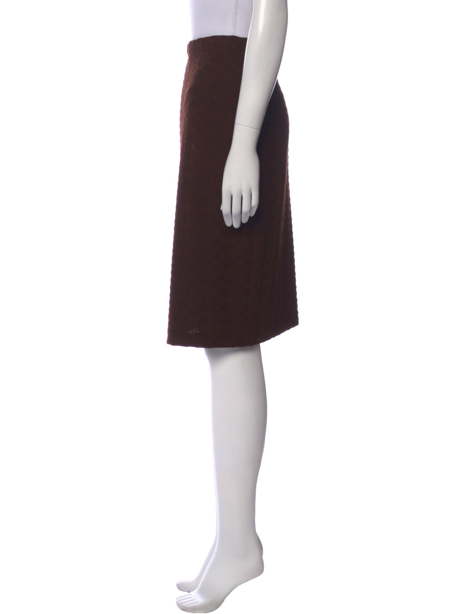 St. John Collection Wool Knee-Length Skirt