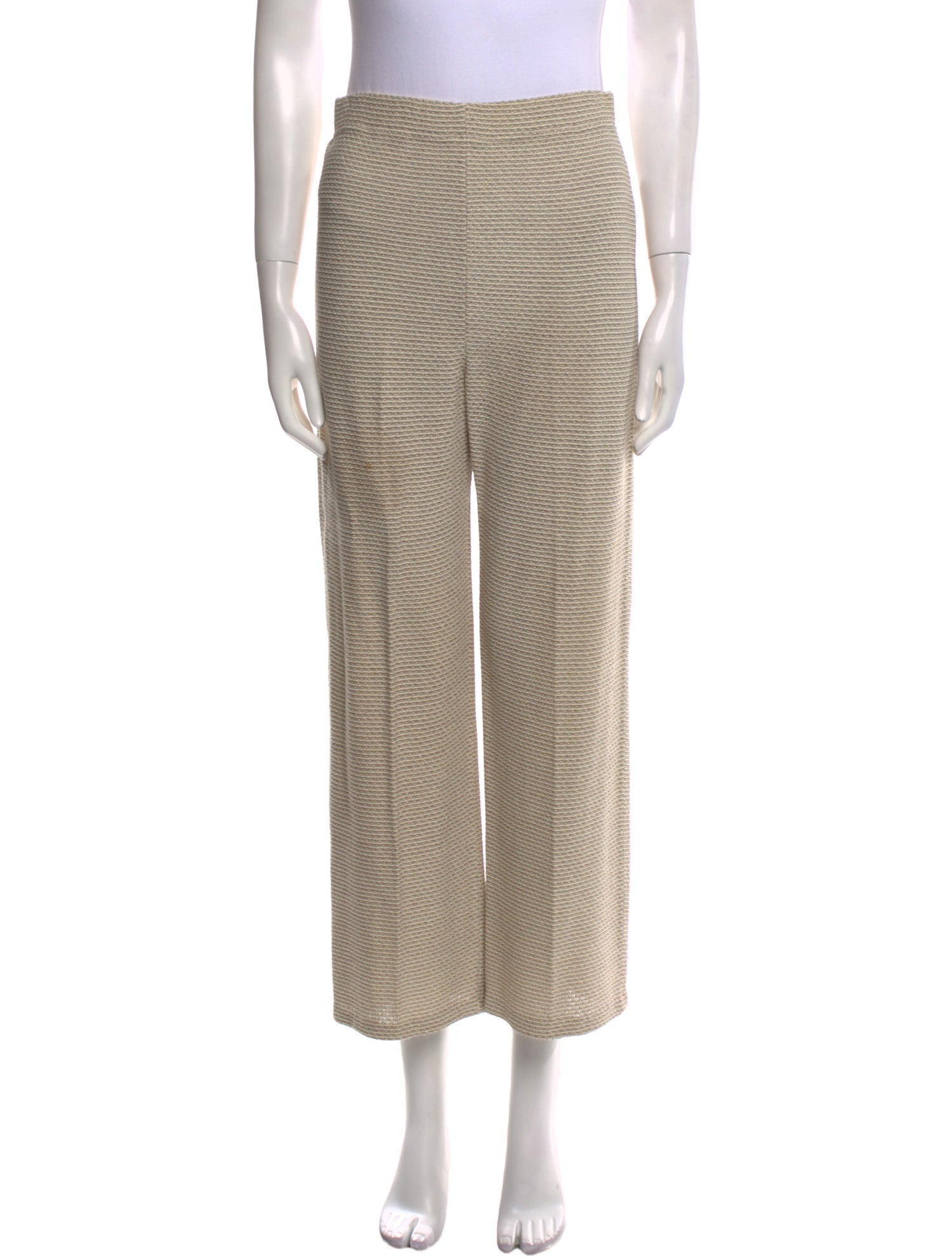 St. John Collection Printed Wide Leg Pants