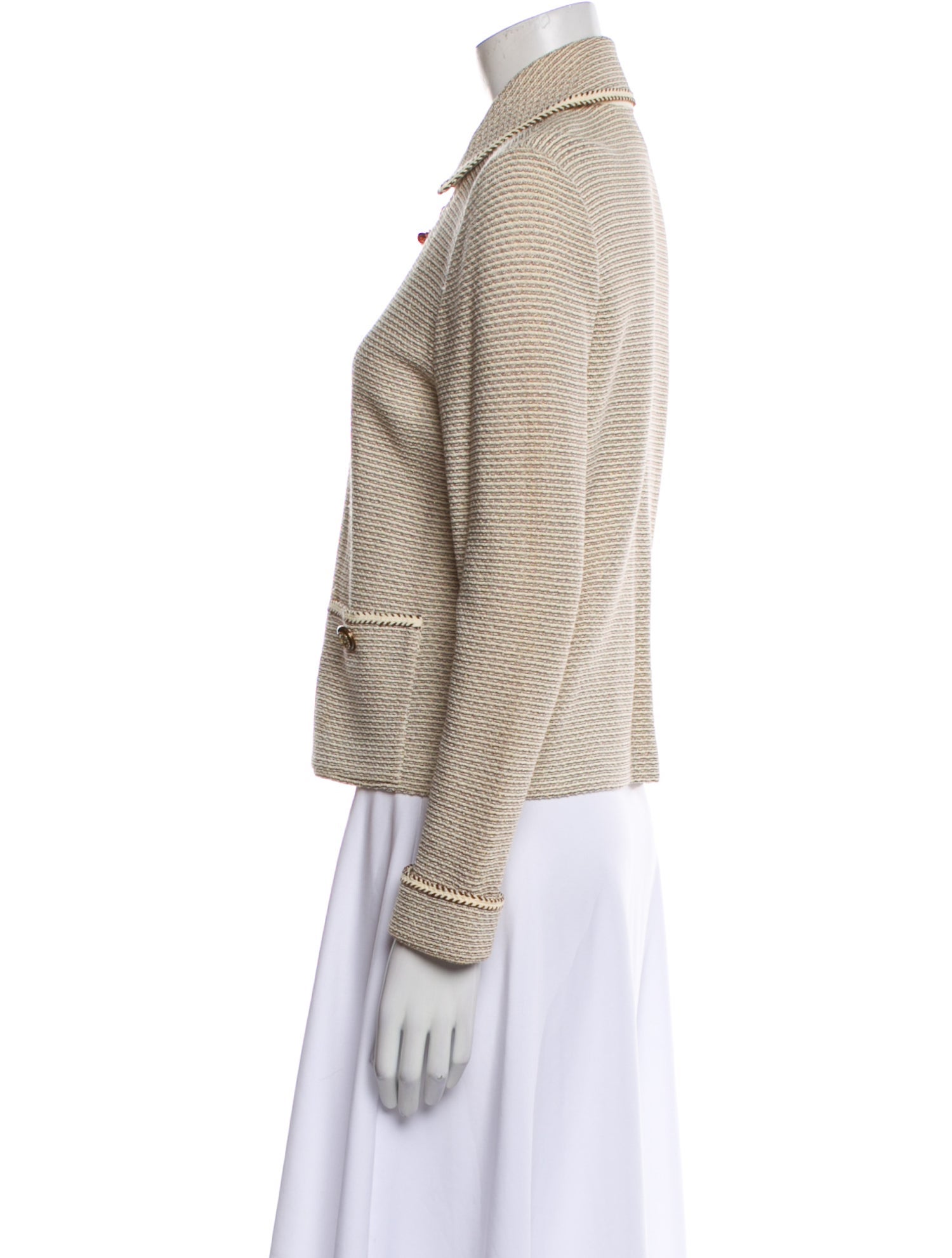 St. John Collection Striped Blazer