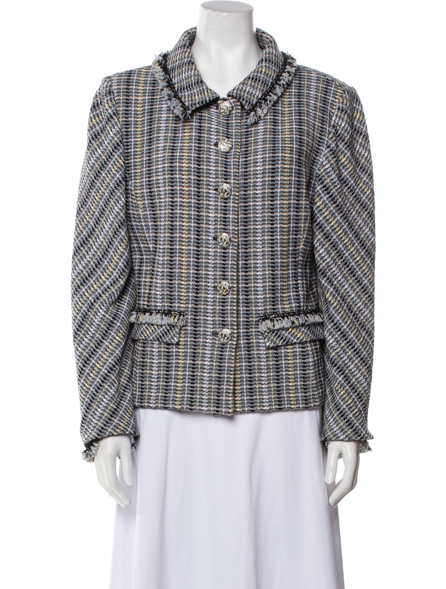 St. John Collection Striped Blazer