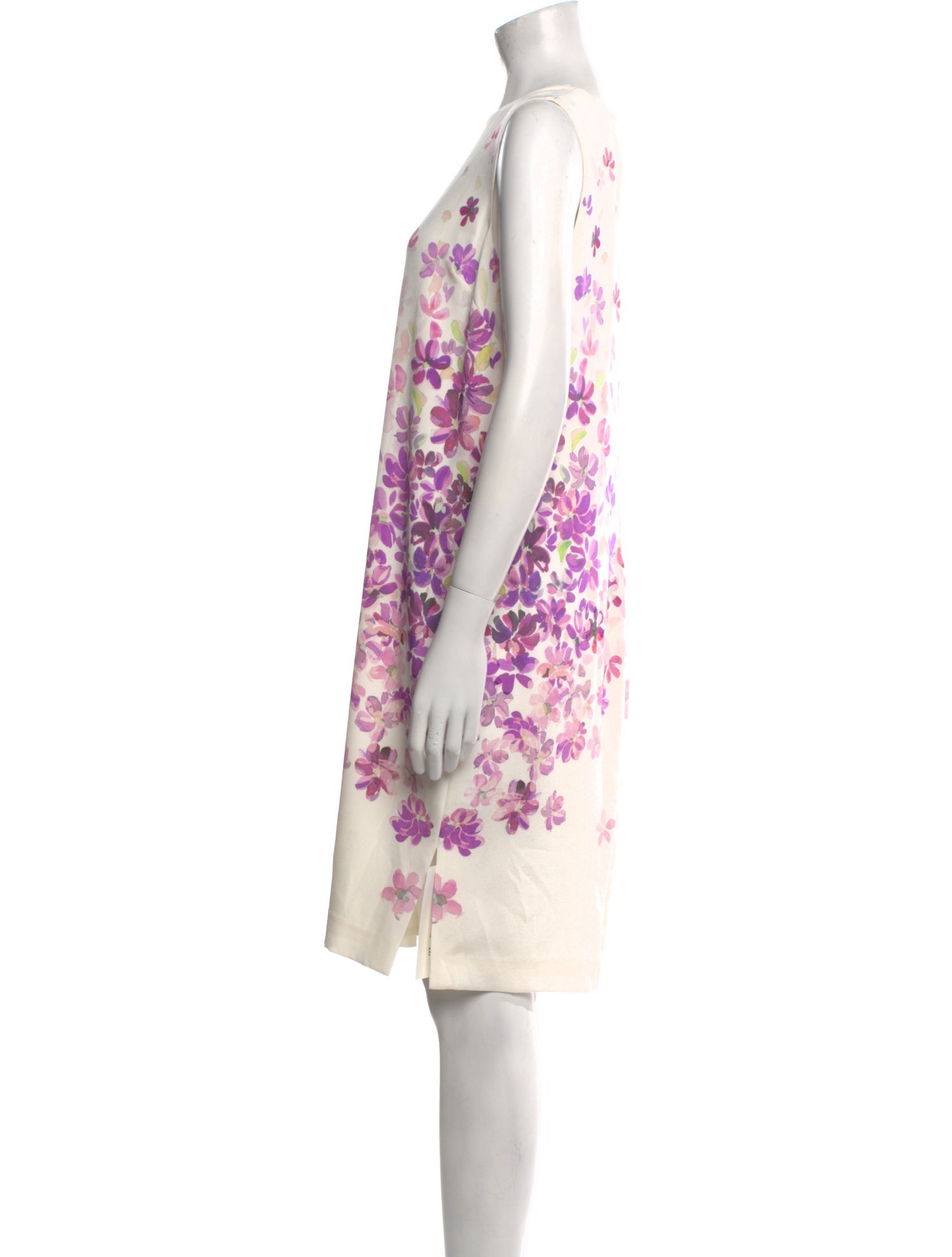 St. John Collection Silk Knee-Length Dress w/ Tags