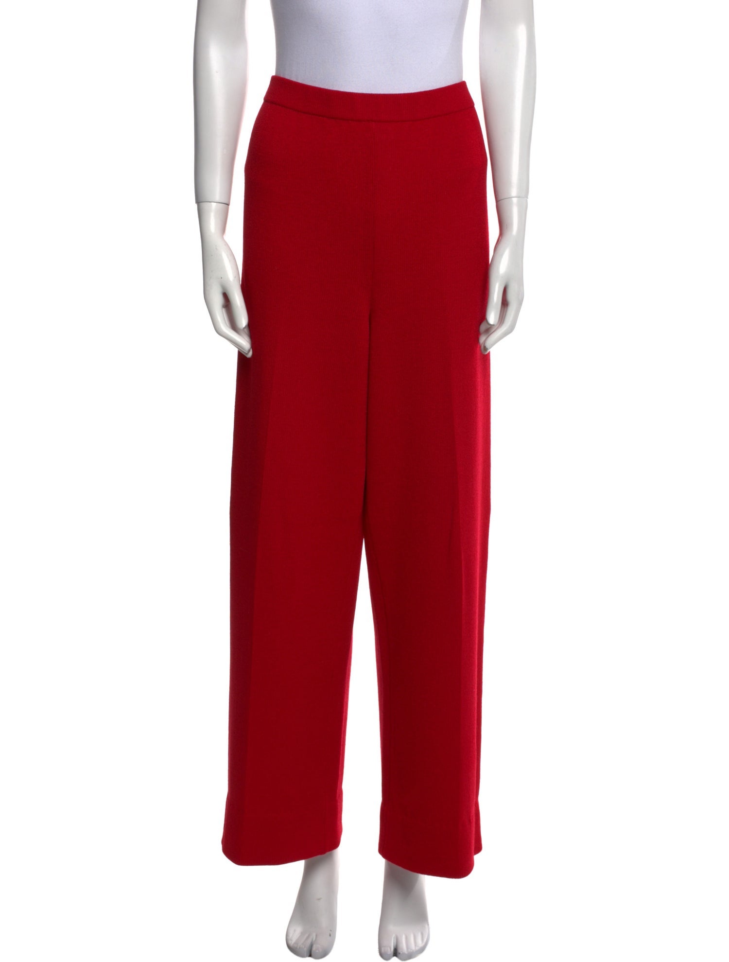 St. John Collection Wool Wide Leg Pants