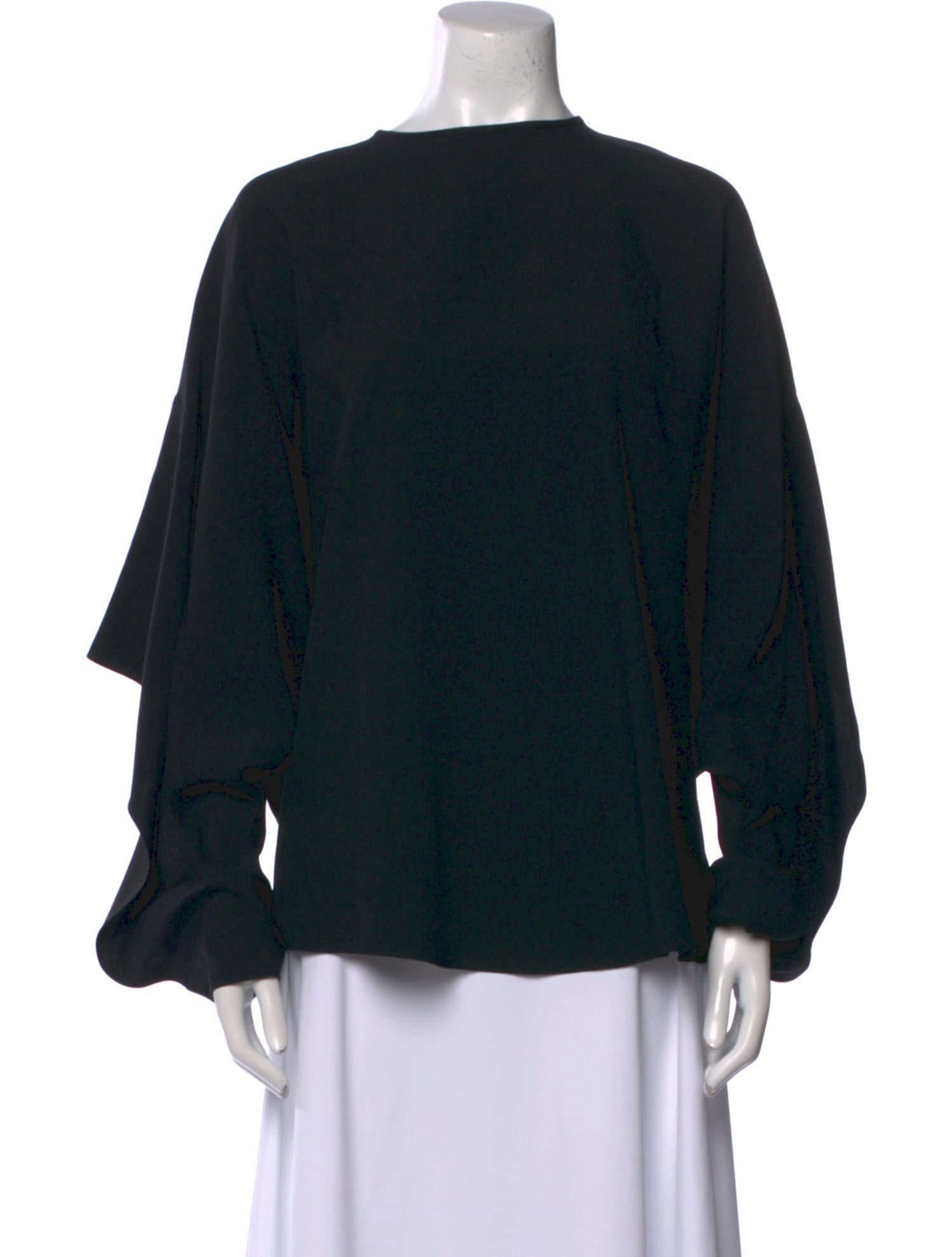 St. John Collection Scoop Neck Long Sleeve Blouse w/ Tags