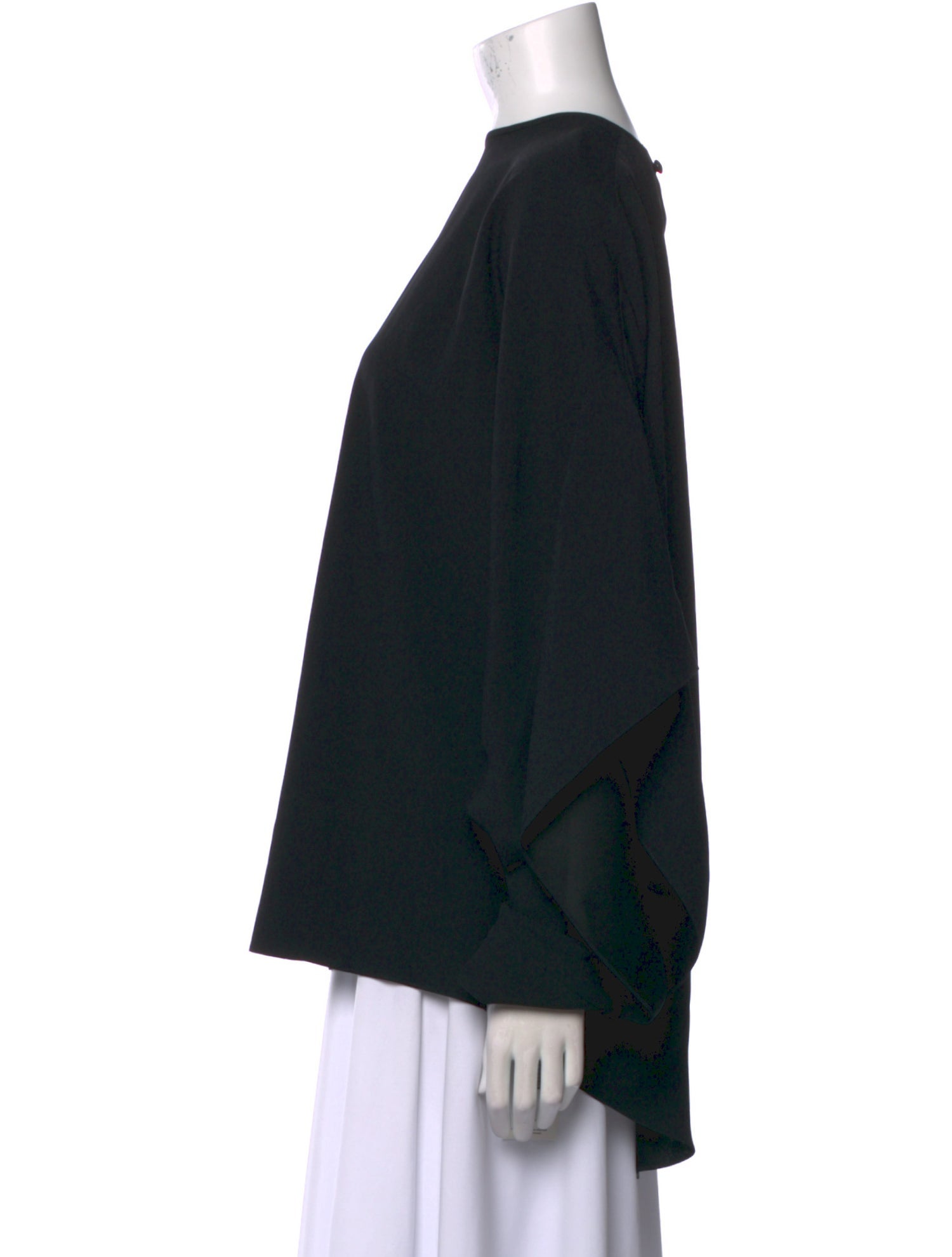 St. John Collection Scoop Neck Long Sleeve Blouse w/ Tags