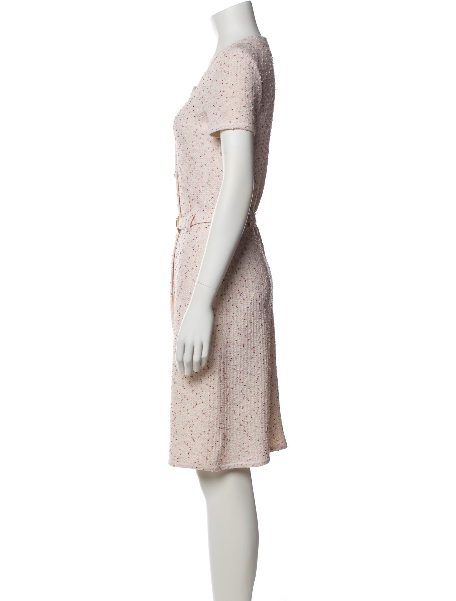 St. John Collection Printed Knee-Length Dress