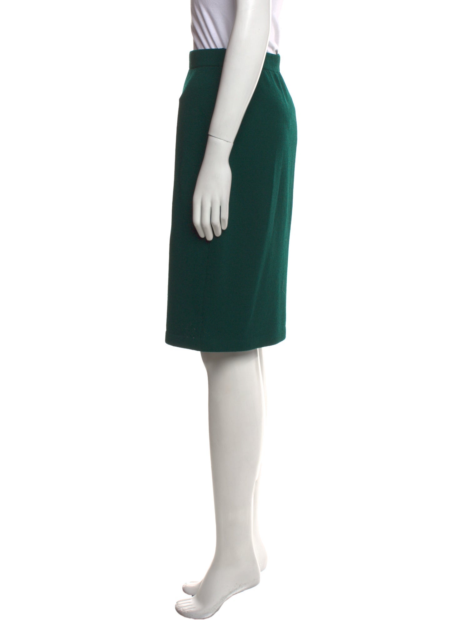 St. John Collection Wool Knee-Length Skirt