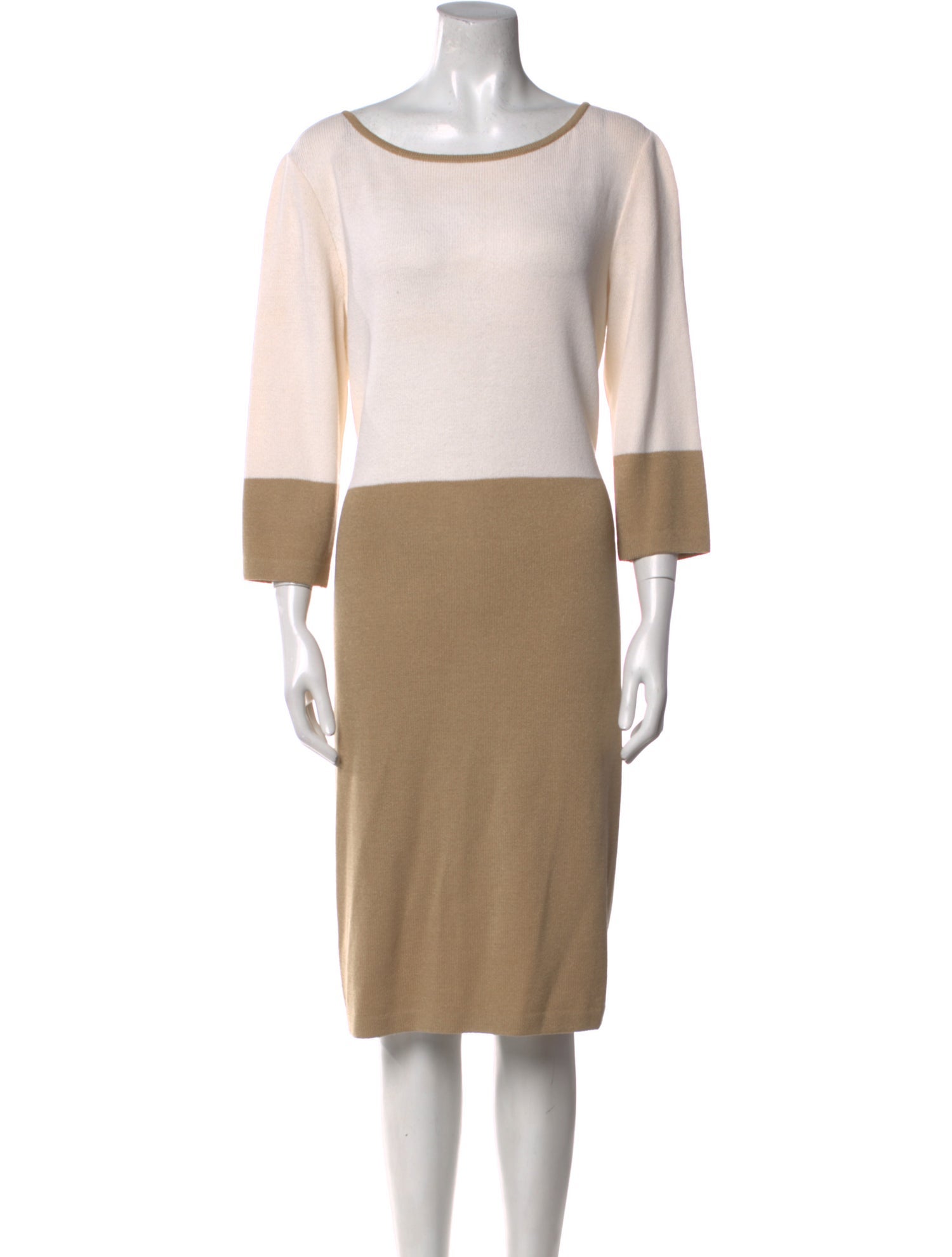 St. John Collection Wool Knee-Length Dress