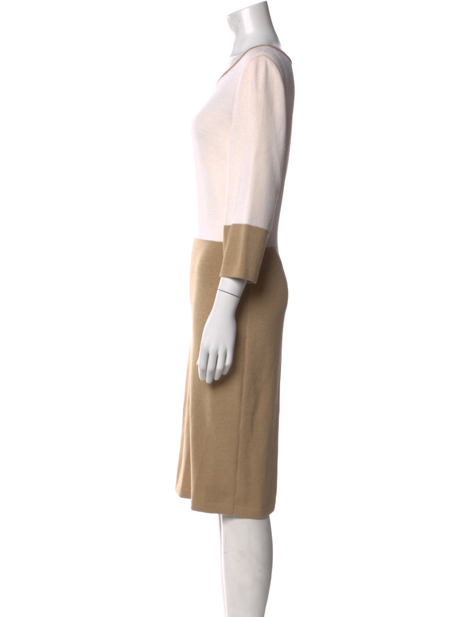 St. John Collection Wool Knee-Length Dress