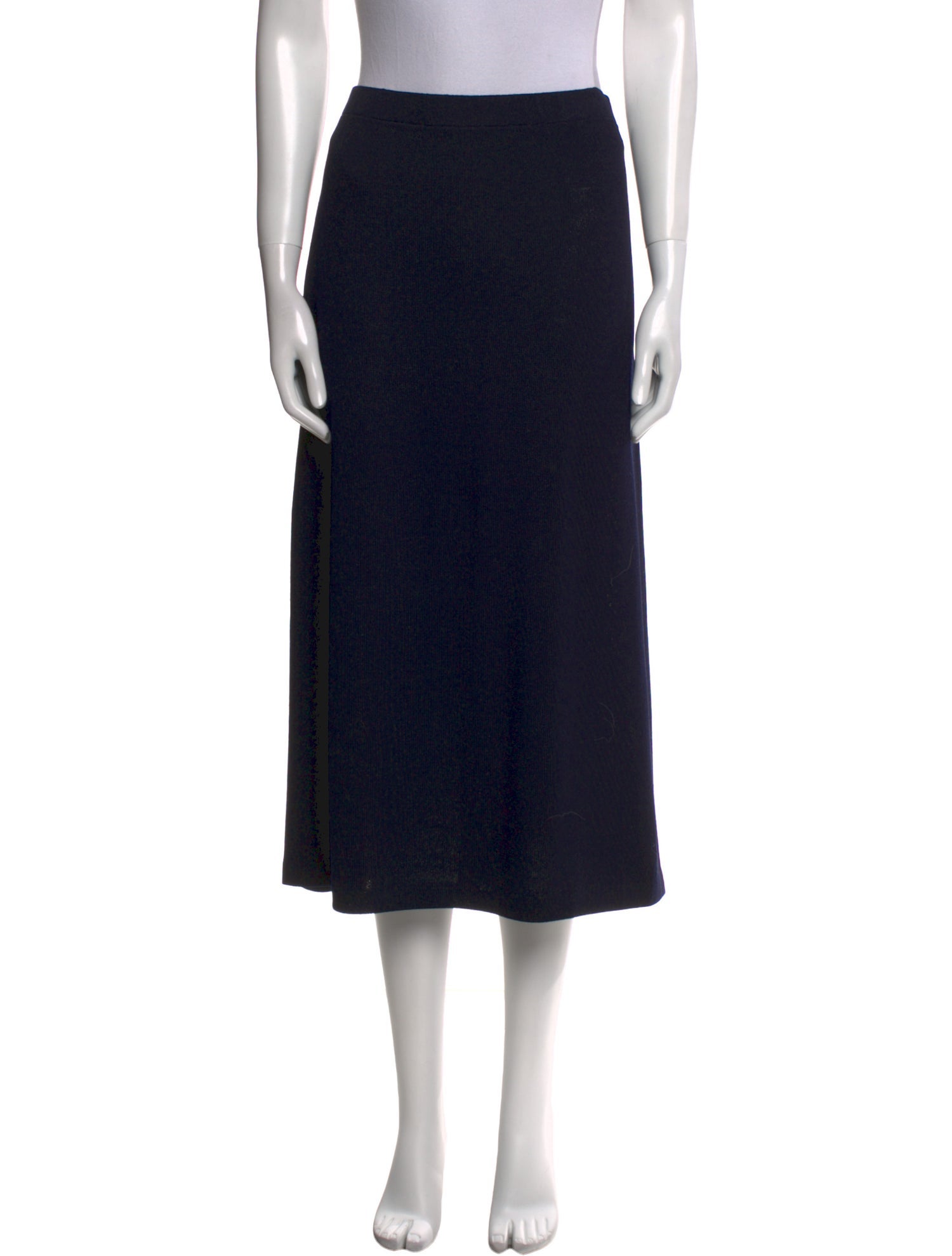 St. John Collection Wool Midi Length Skirt