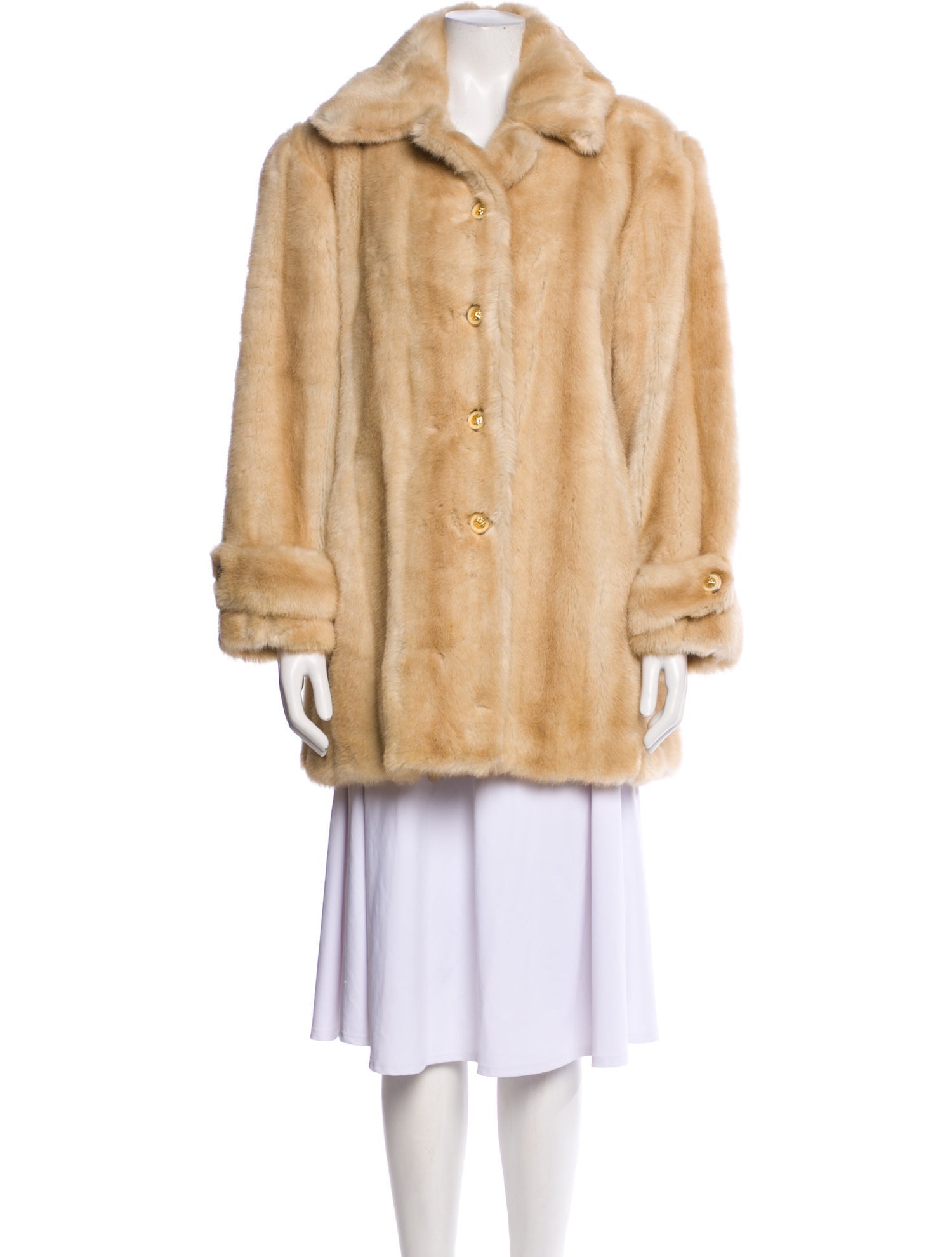 St. John Collection Faux Fur Jacket