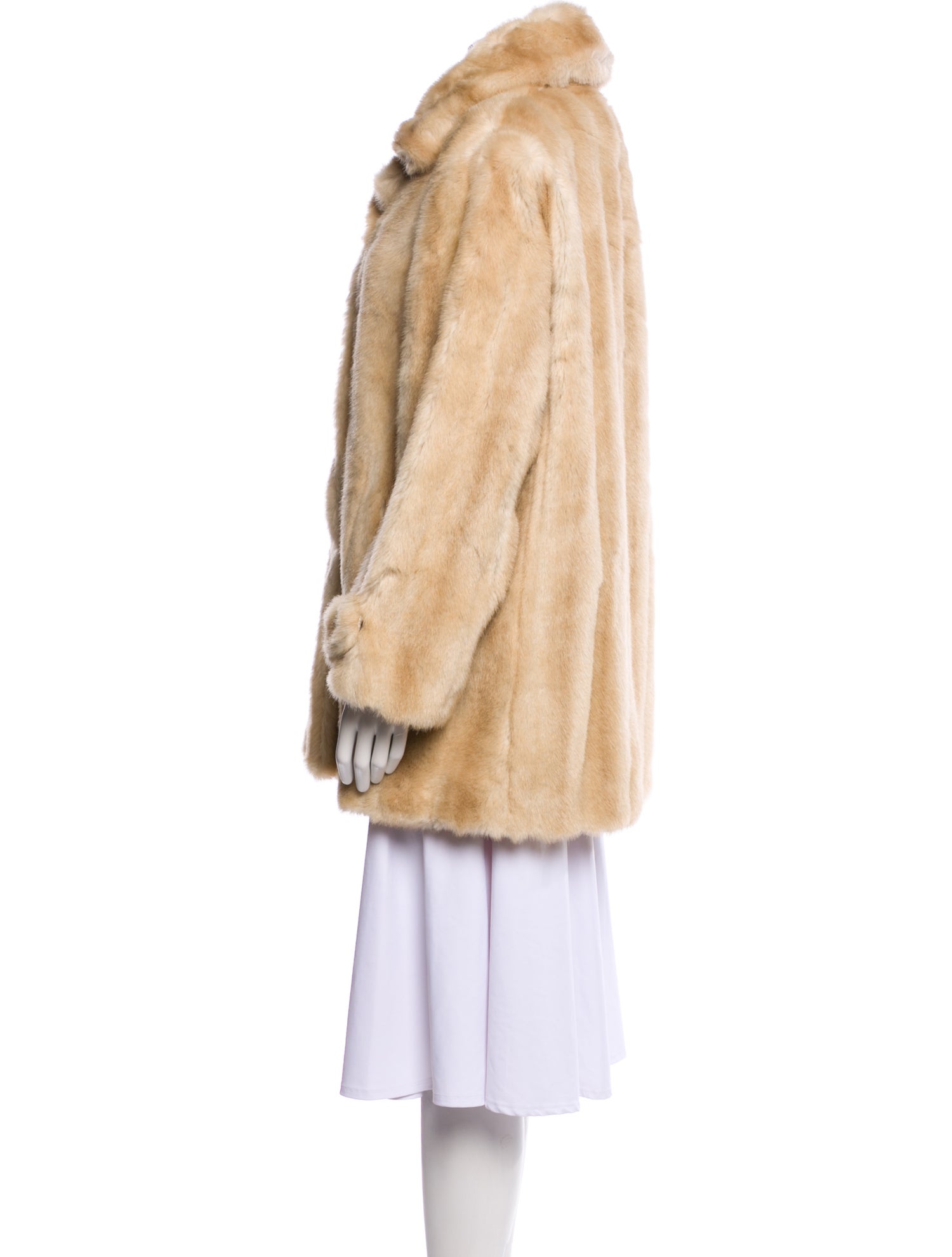 St. John Collection Faux Fur Jacket
