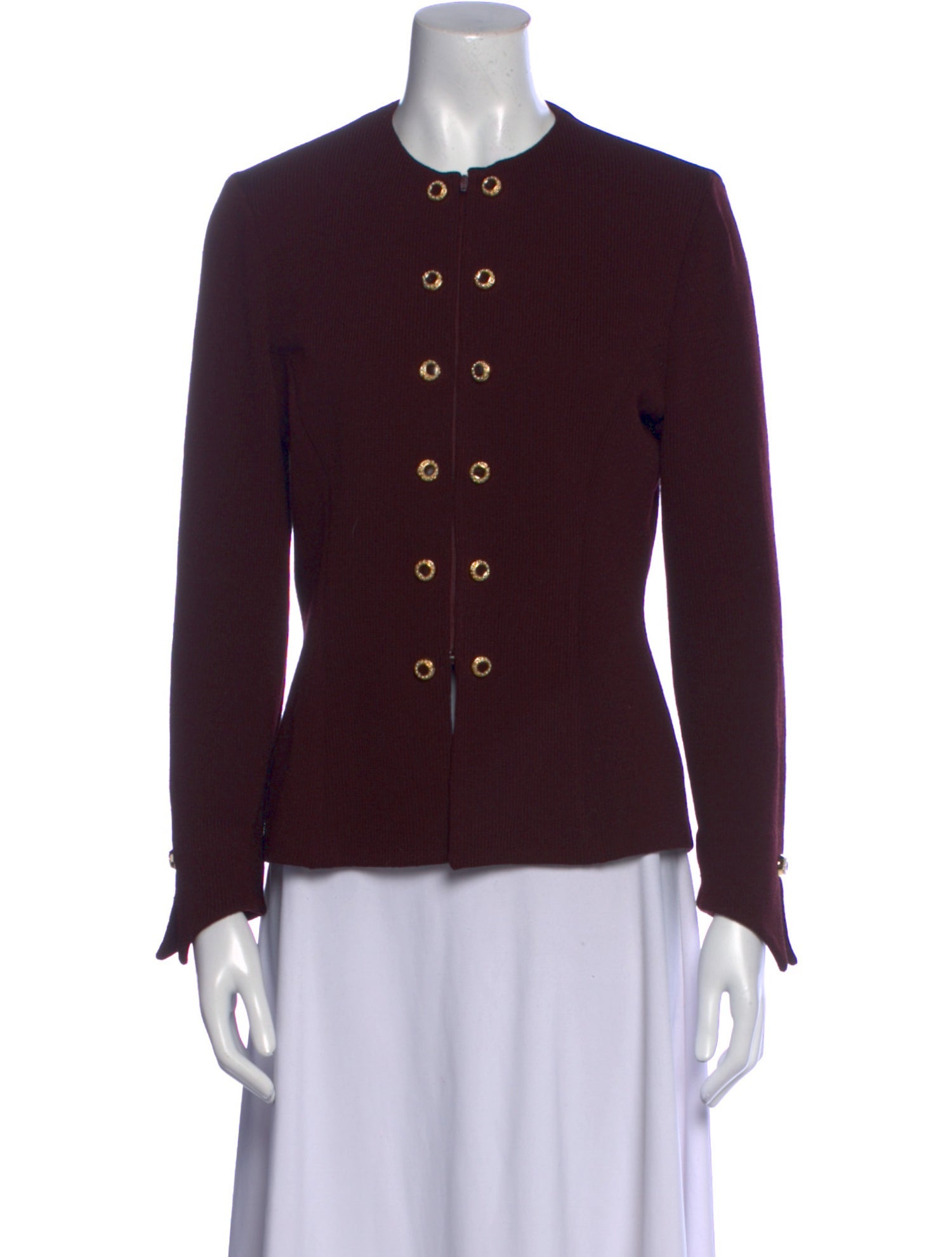 St. John Collection Wool Crew Neck Sweater