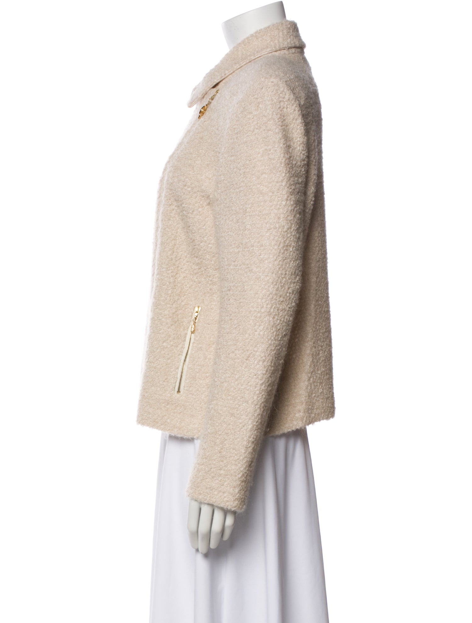 St. John Collection Tweed Pattern Evening Jacket