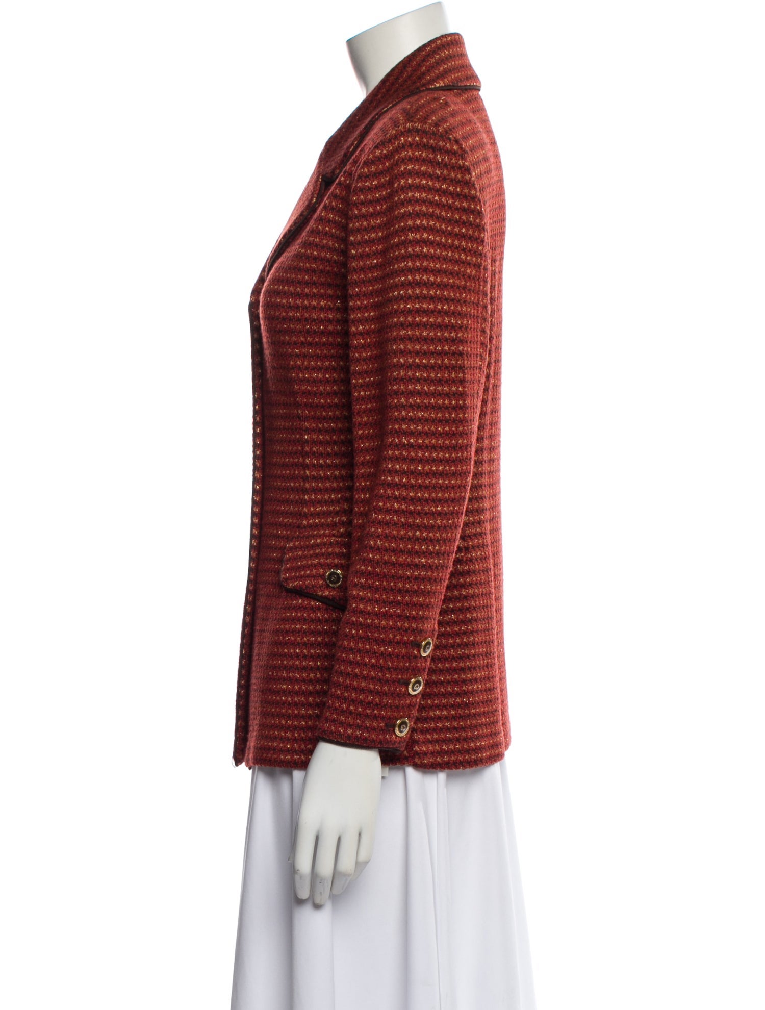 St. John Collection Striped Blazer