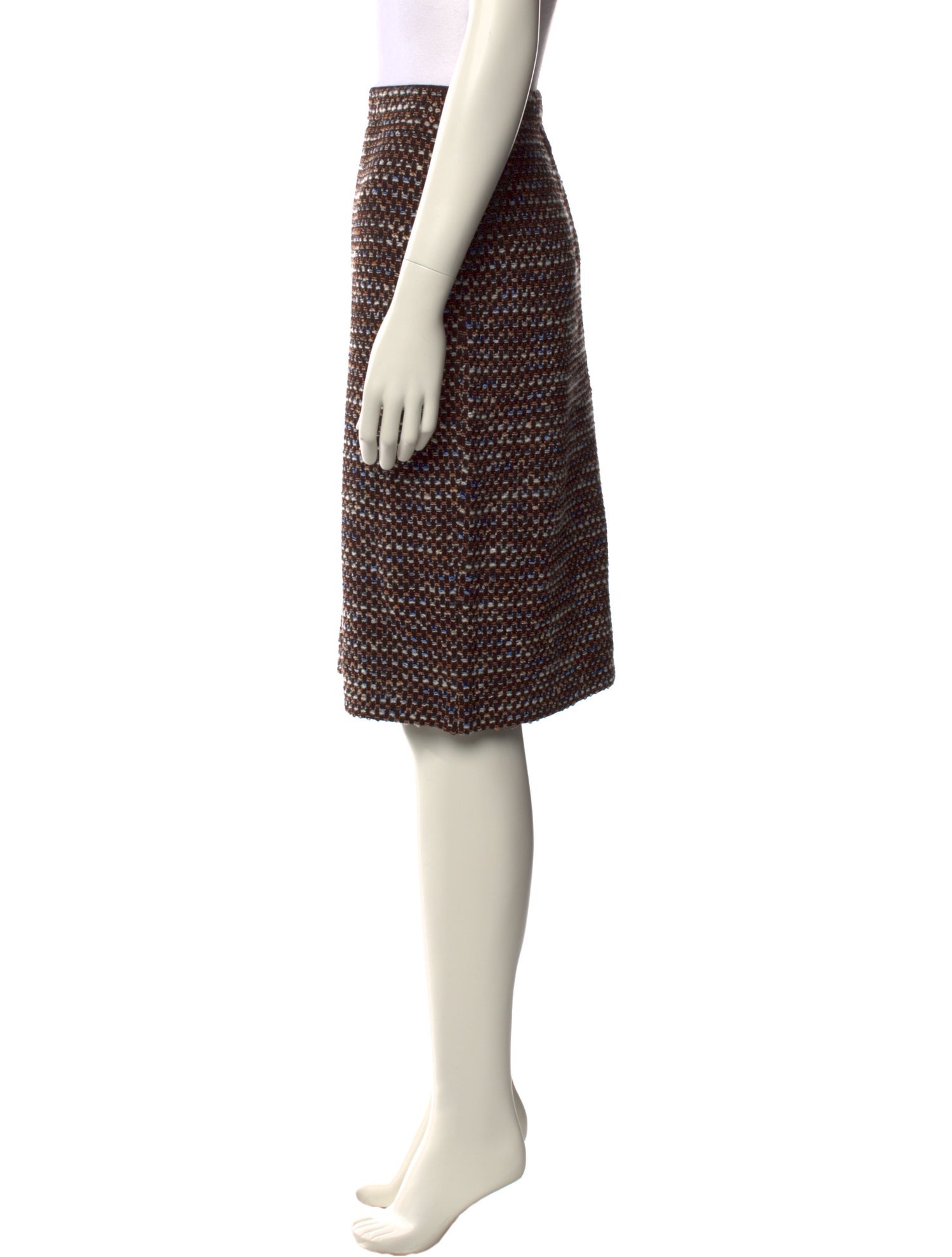 St. John Collection Wool Knee-Length Skirt