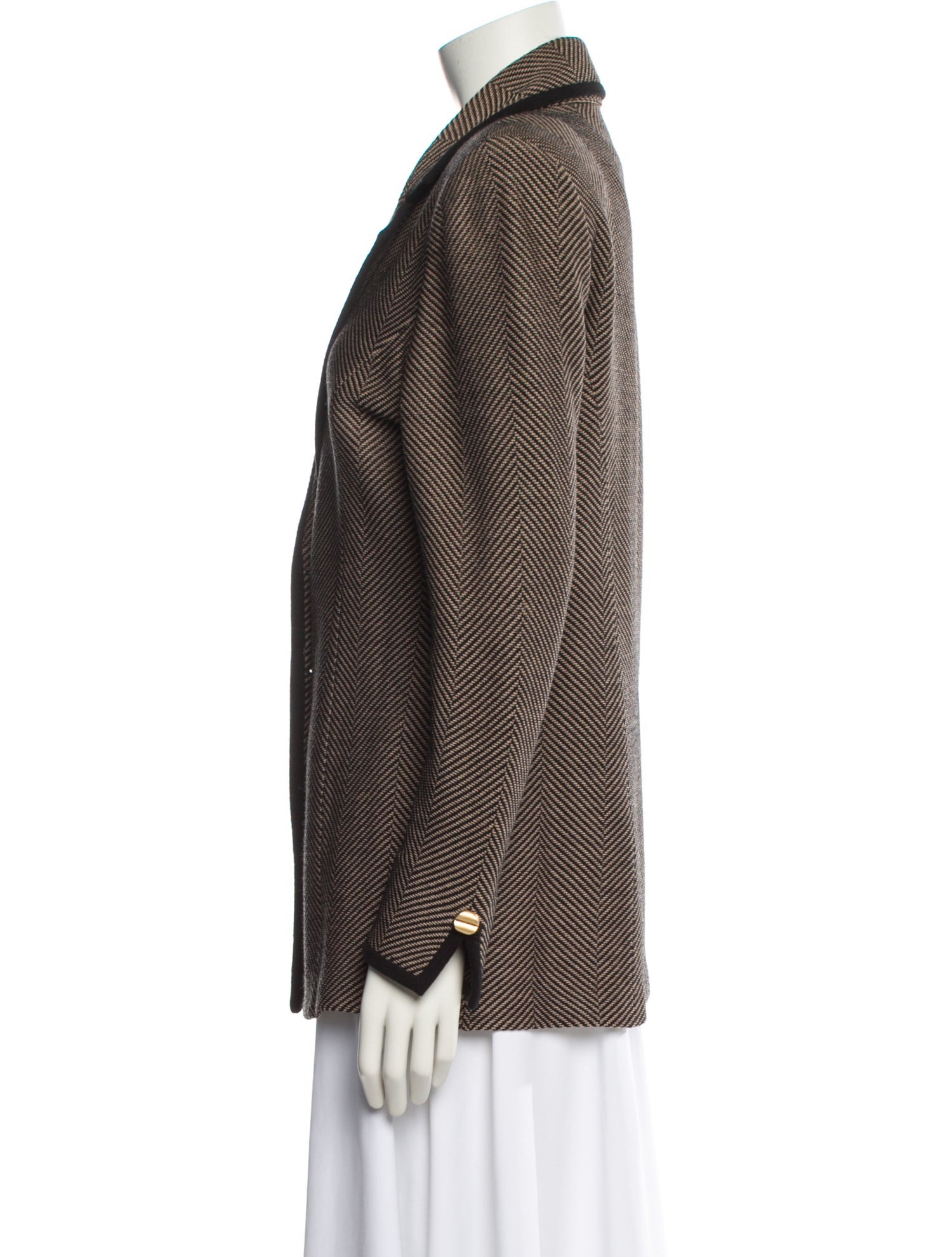 St. John Collection Wool Printed Blazer