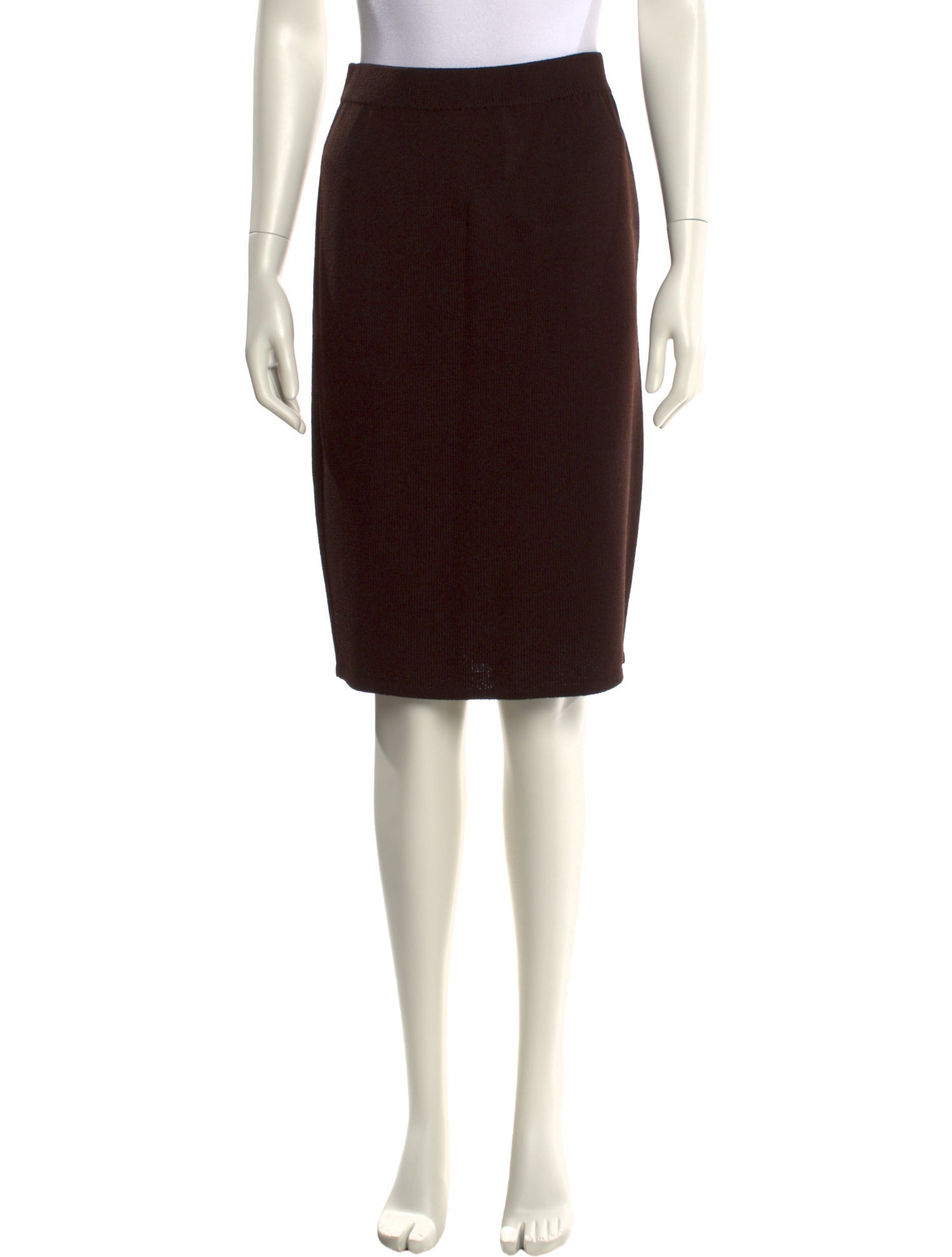 St. John Collection Wool Knee-Length Skirt