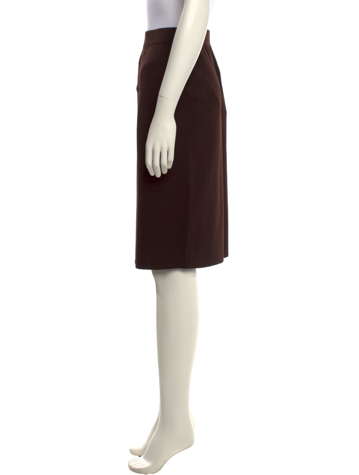 St. John Collection Wool Knee-Length Skirt