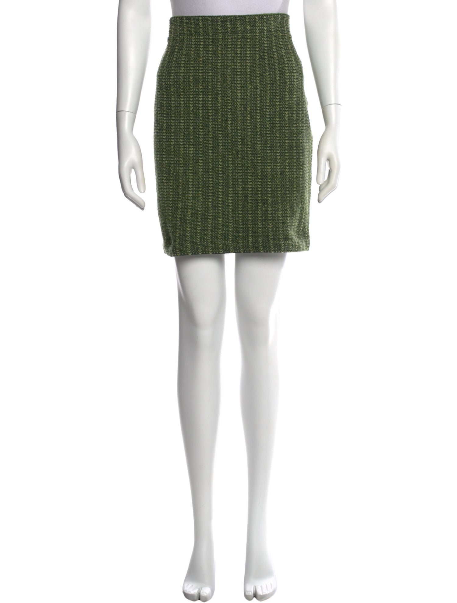 St. John Collection Wool Mini Skirt