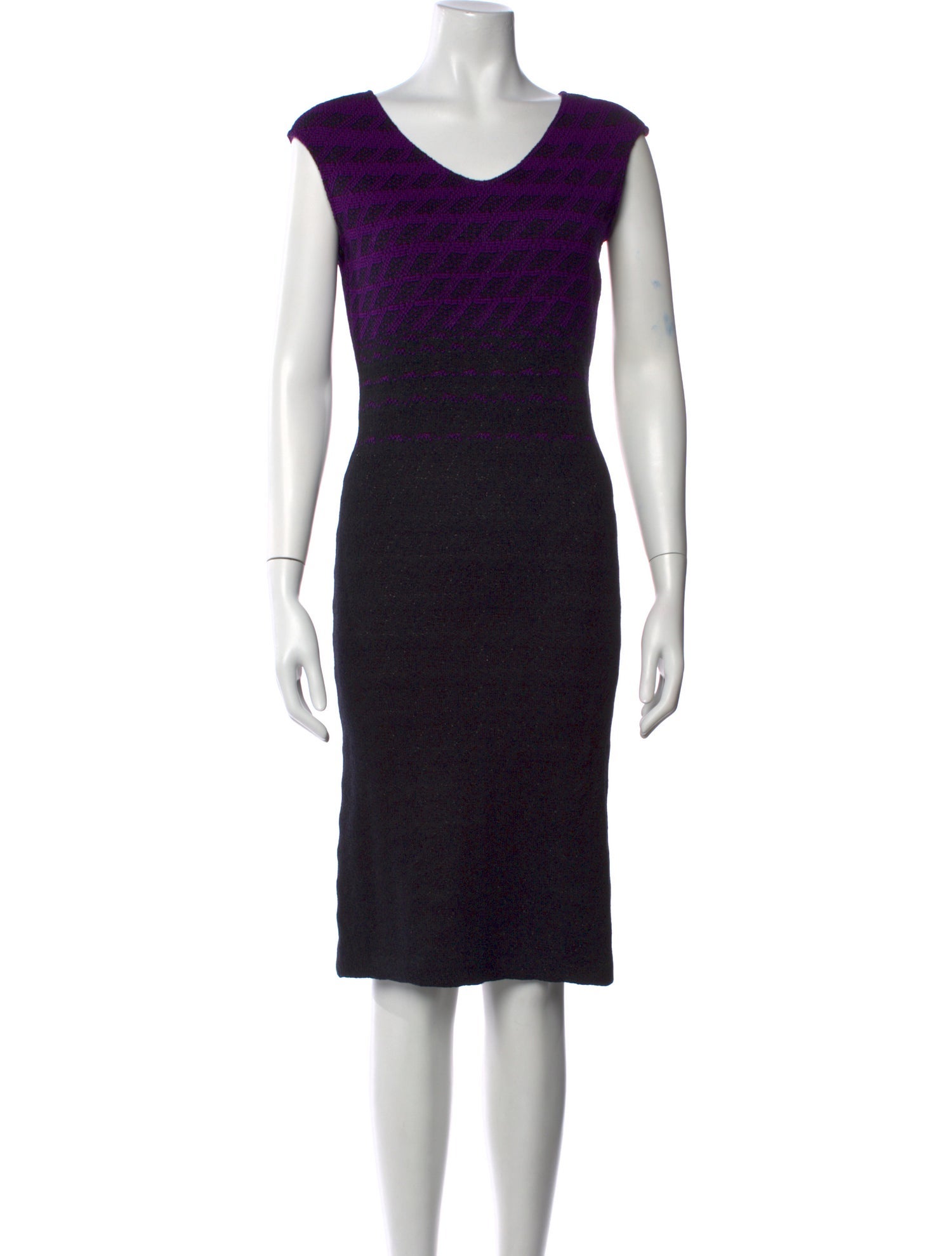 St. John Collection Wool Knee-Length Dress