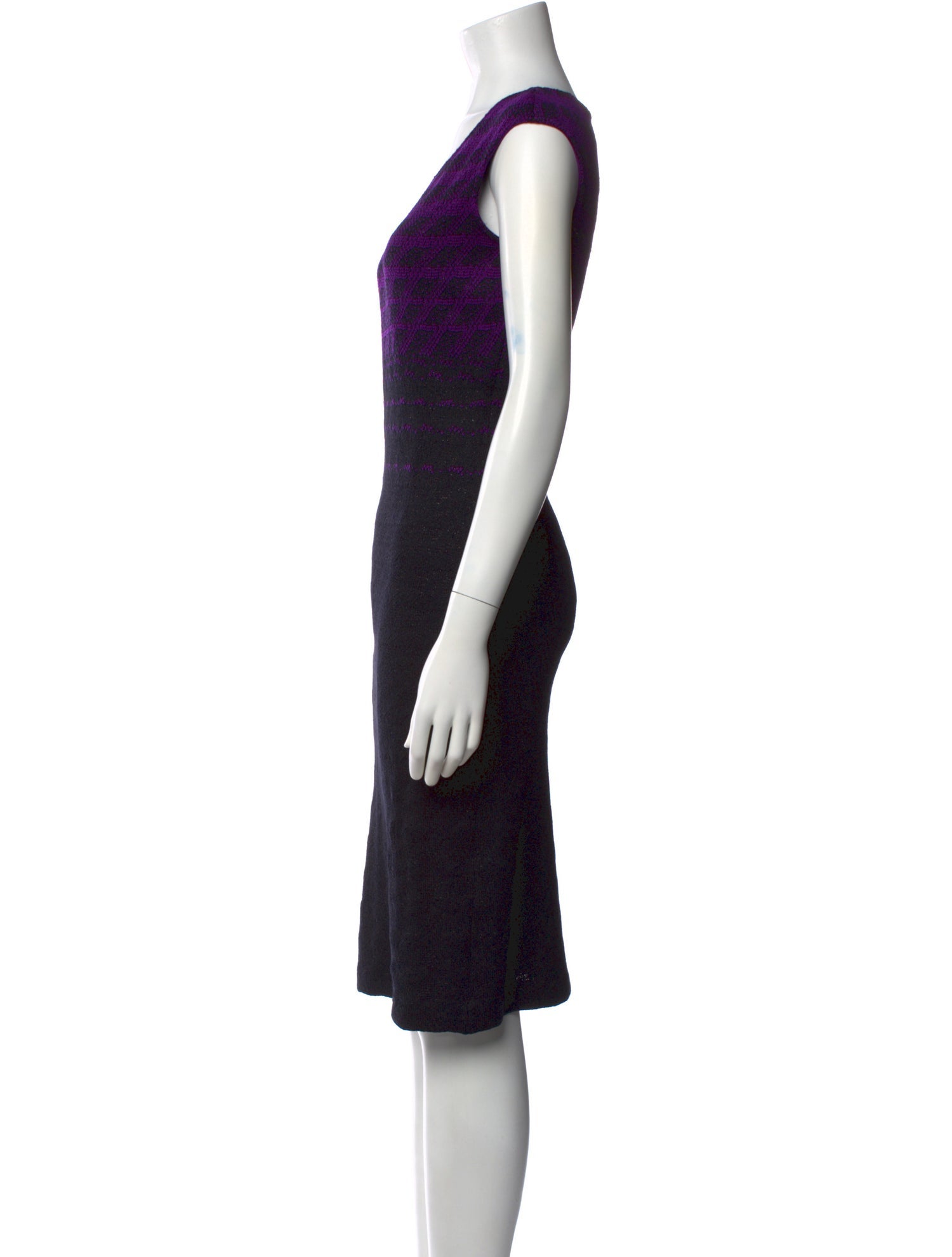 St. John Collection Wool Knee-Length Dress