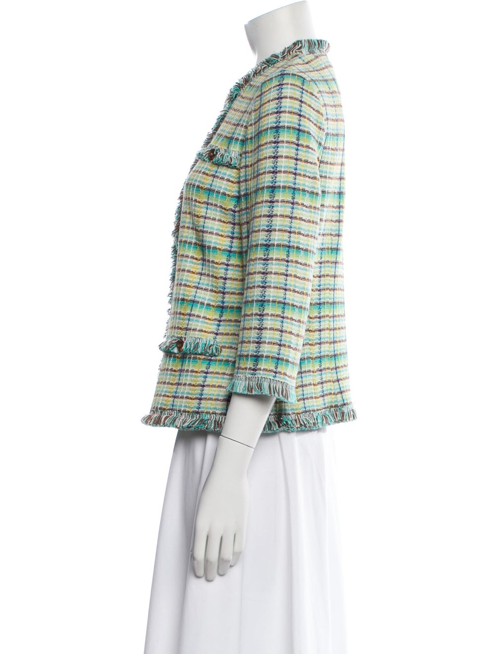 St. John Collection Wool Tweed Pattern Evening Ja… - image 2