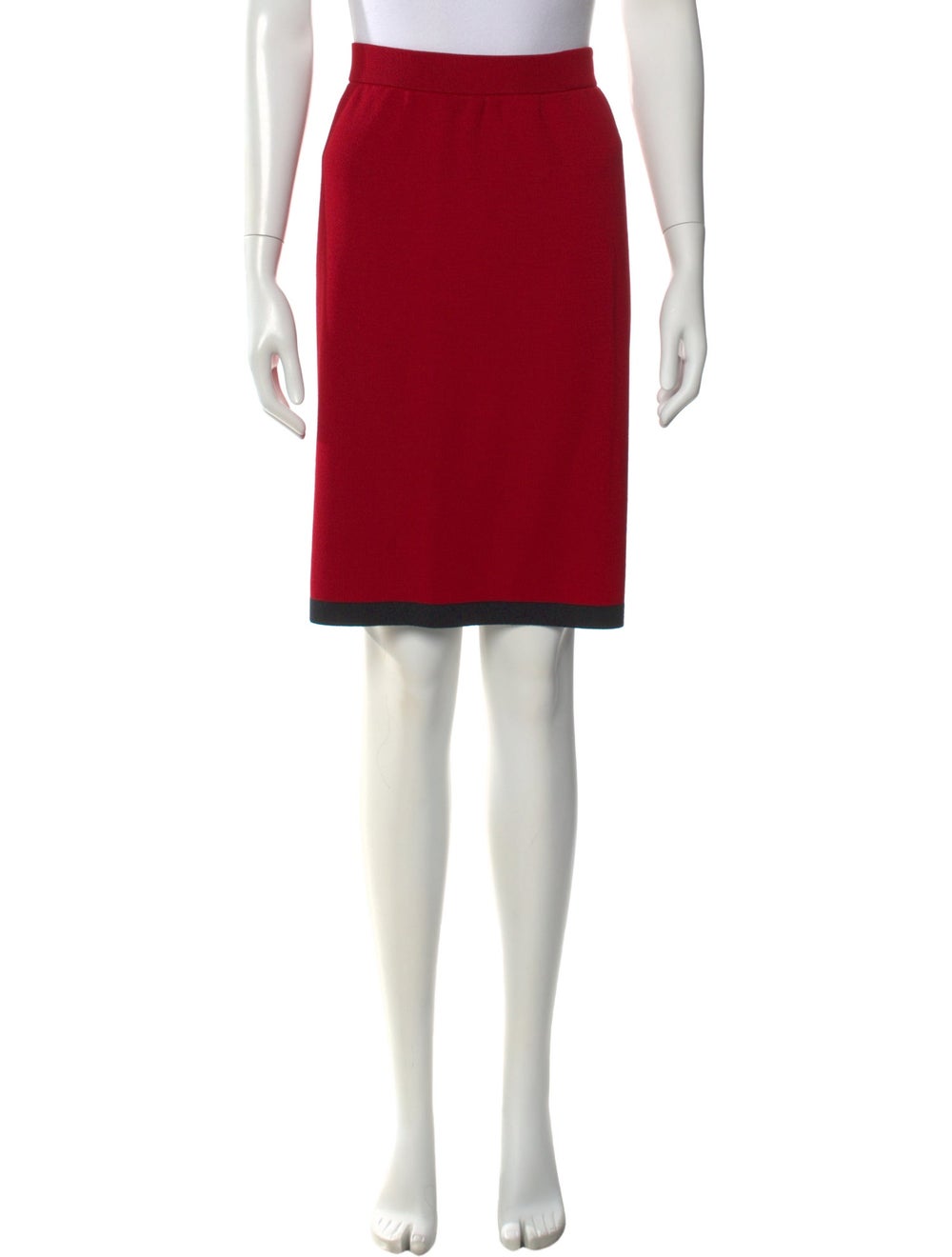 St. John Collection Colorblock Pattern Knee-Lengt… - image 1