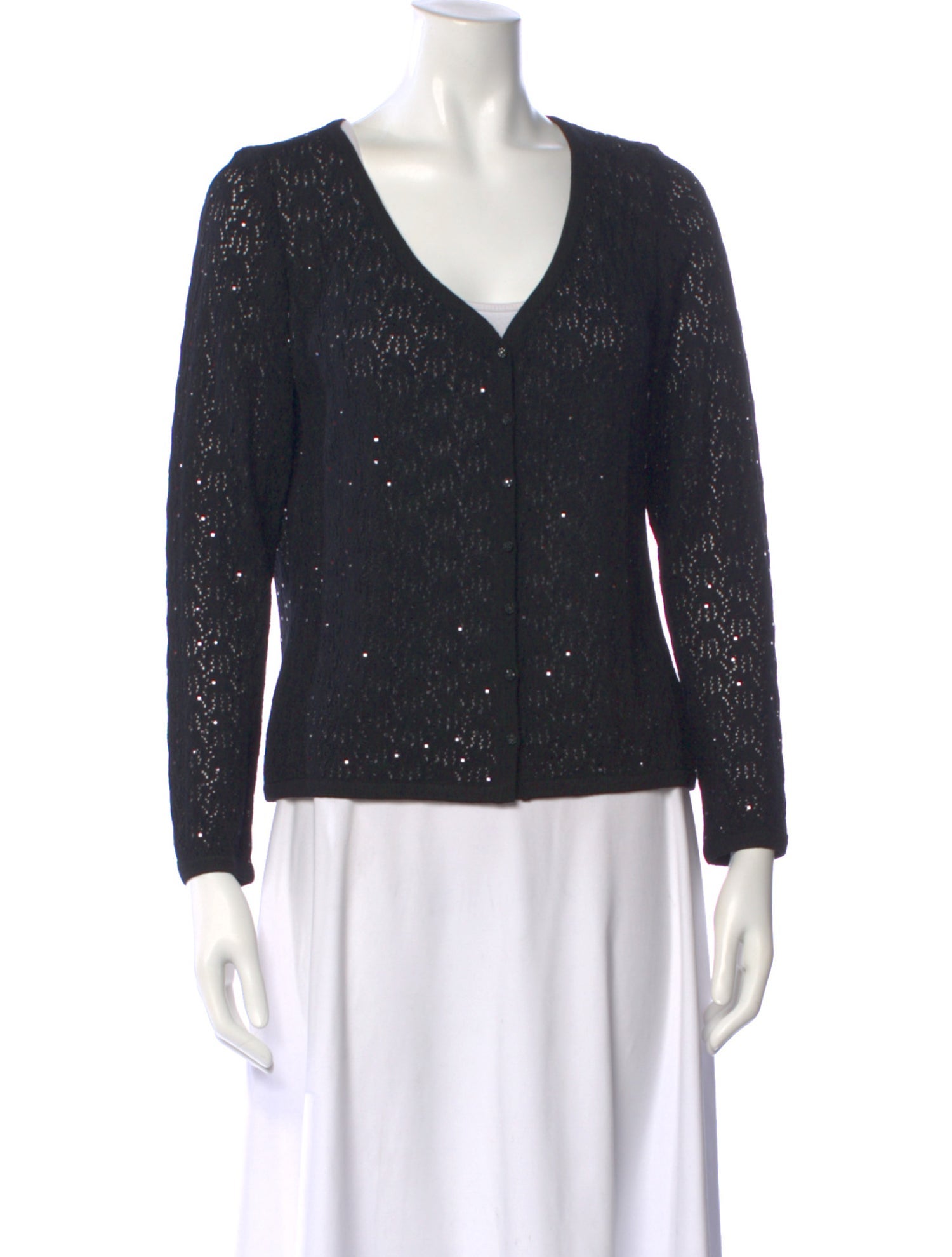 St. John Evening V-Neck Sweater