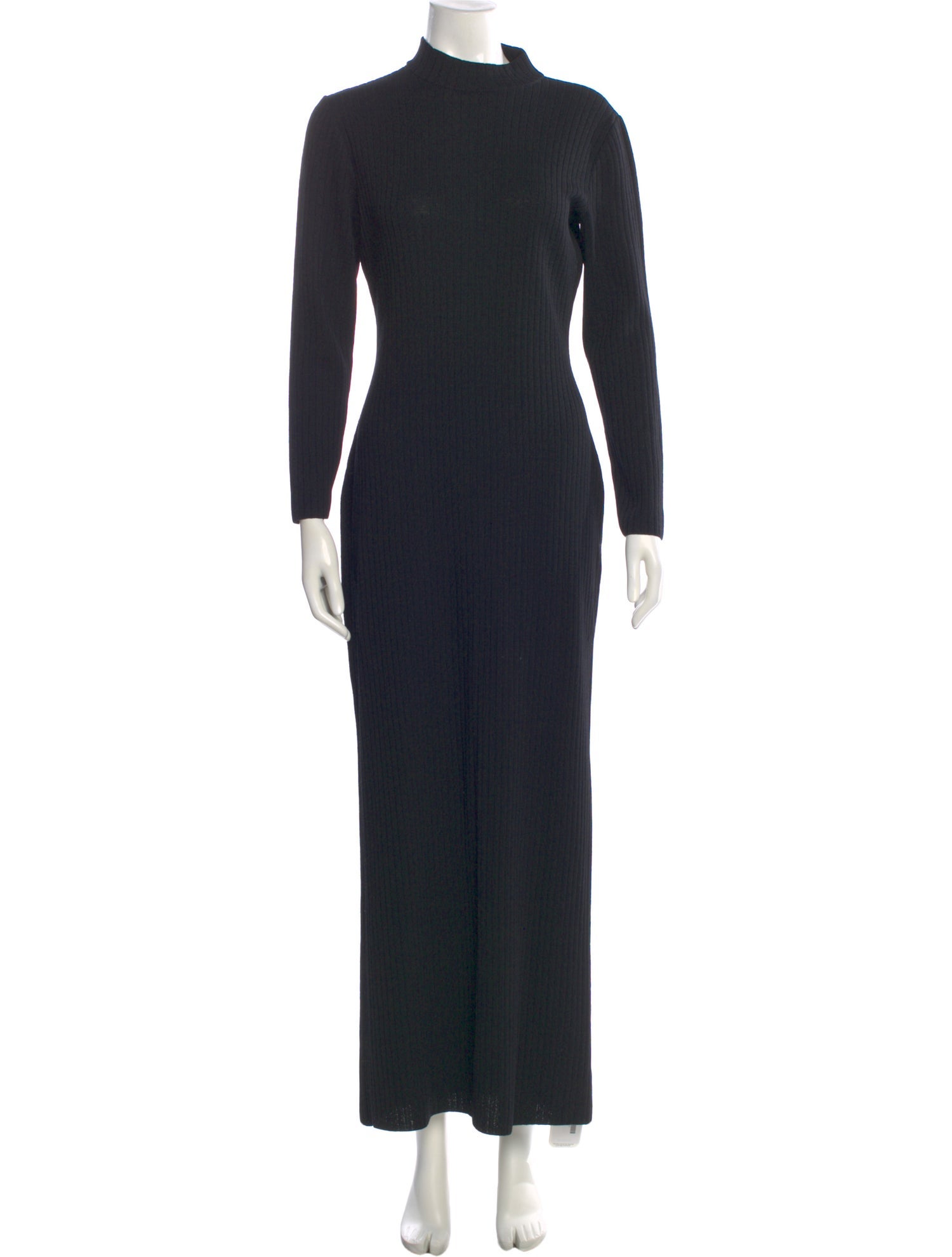 St. John Collection Turtleneck Long Dress