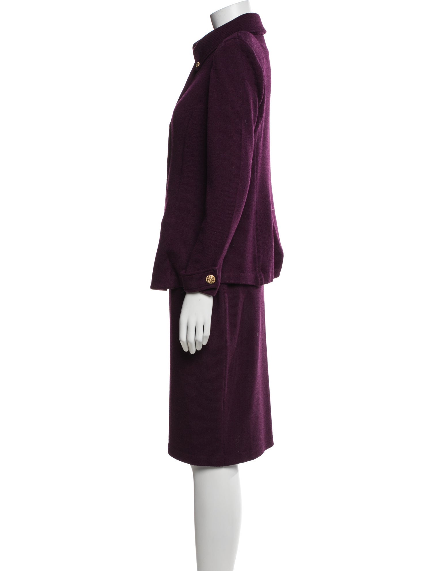 St. John Collection Wool Skirt Suit