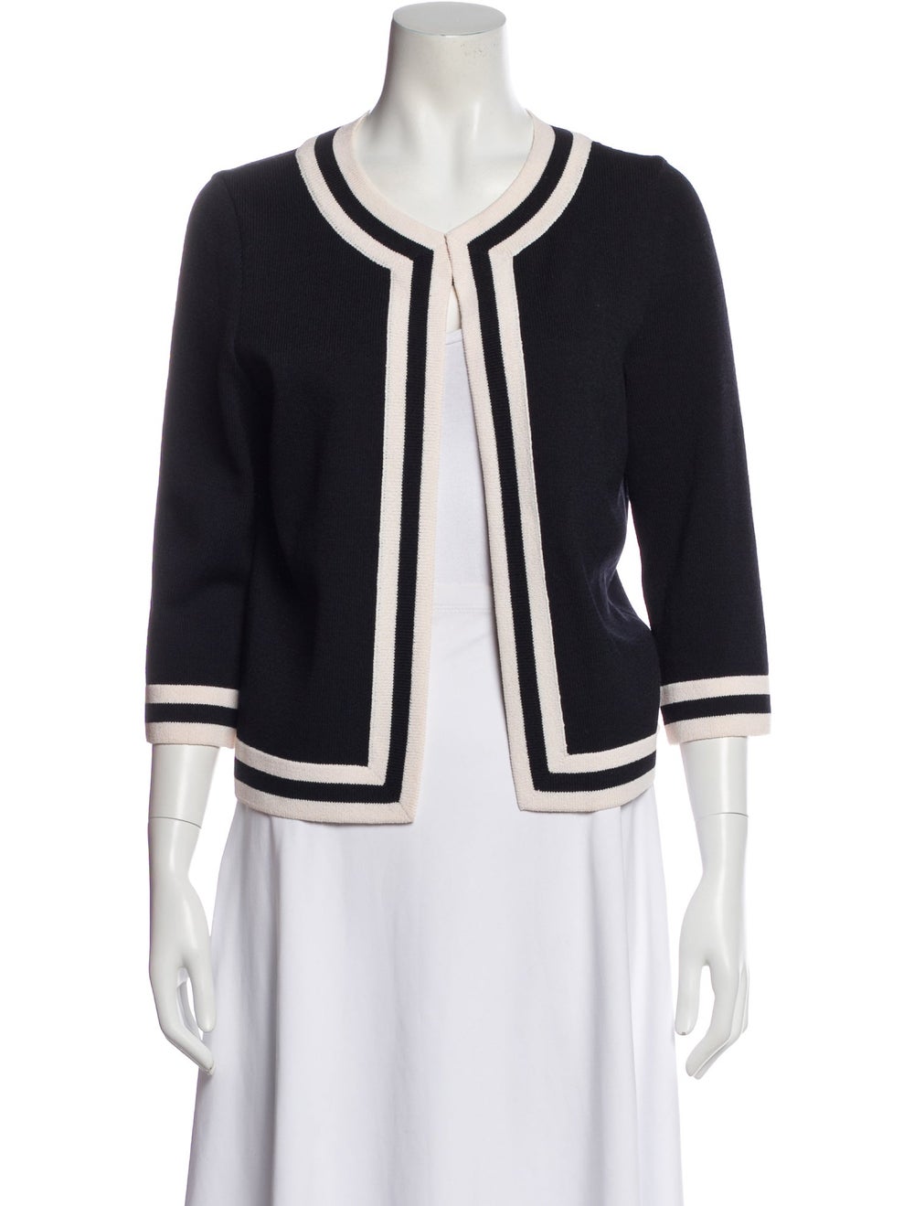 St. John Collection Wool Patterned Sweater - image 1