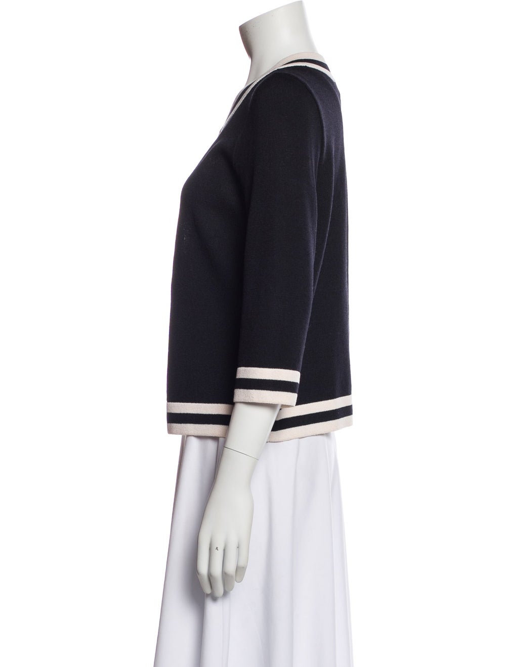 St. John Collection Wool Patterned Sweater - image 2