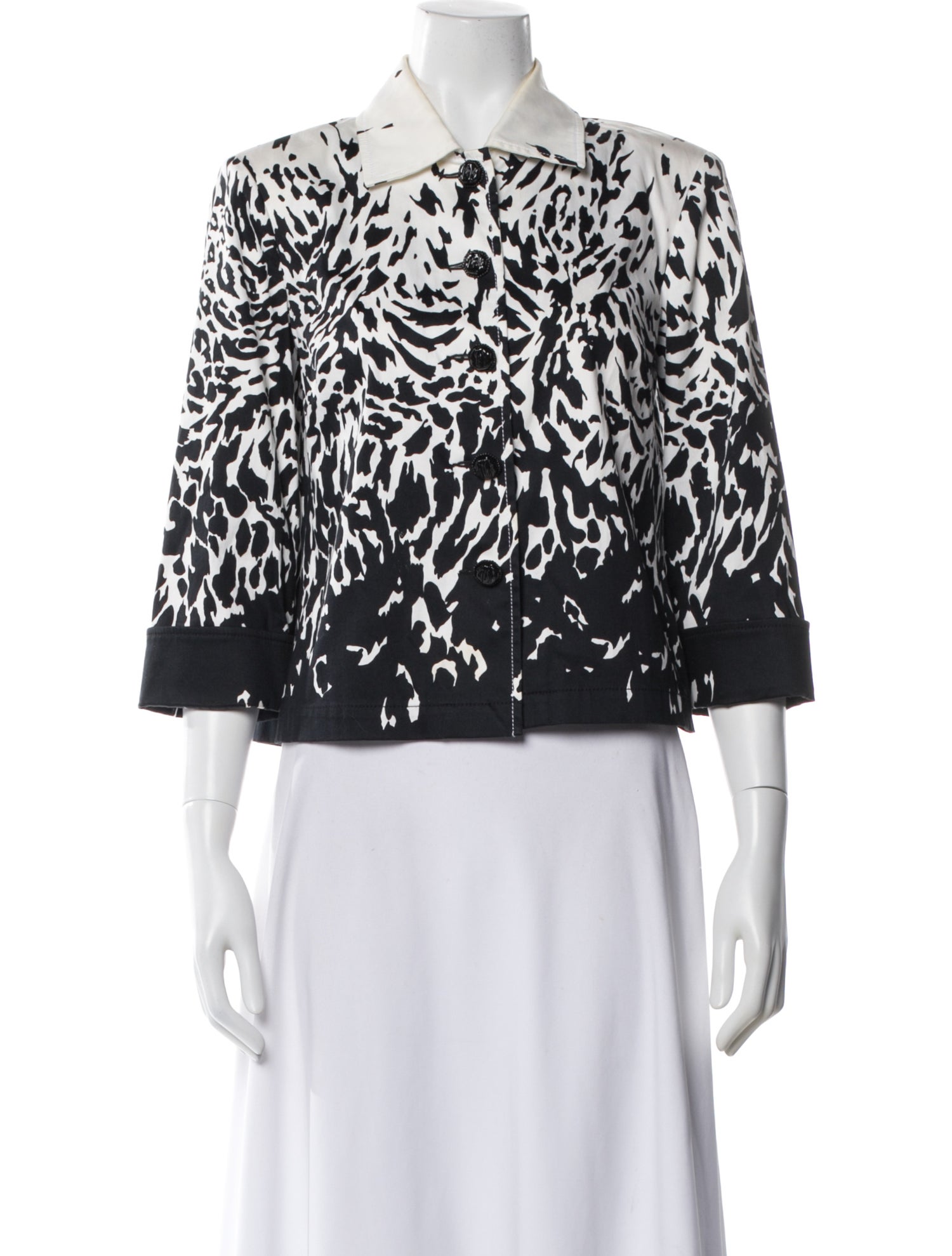 St. John Collection Animal Print Evening Jacket