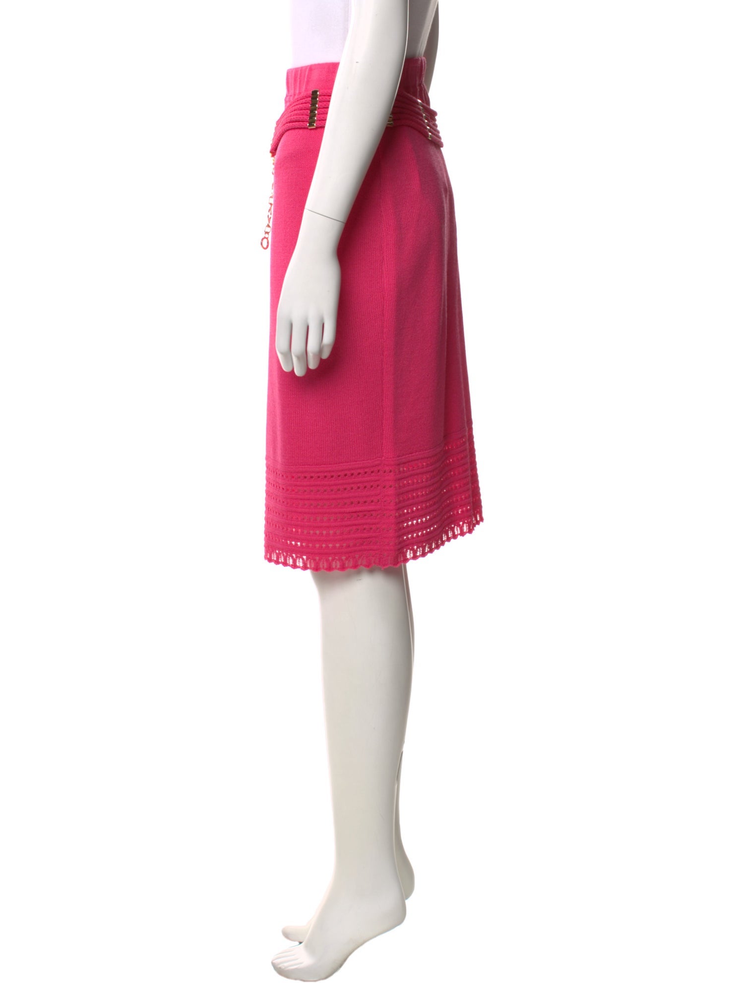 St. John Collection Wool Knee-Length Skirt