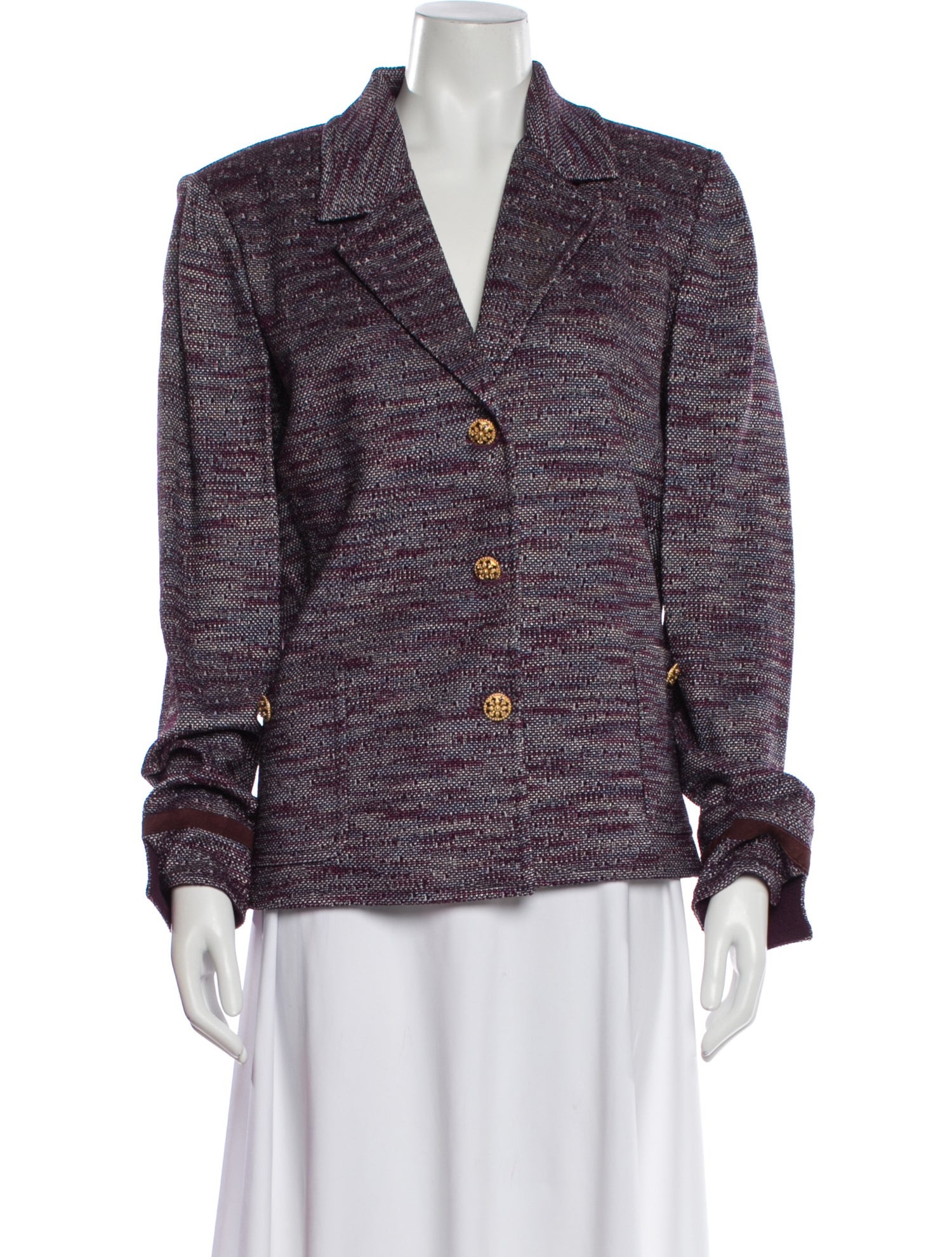 St. John Collection Printed Blazer