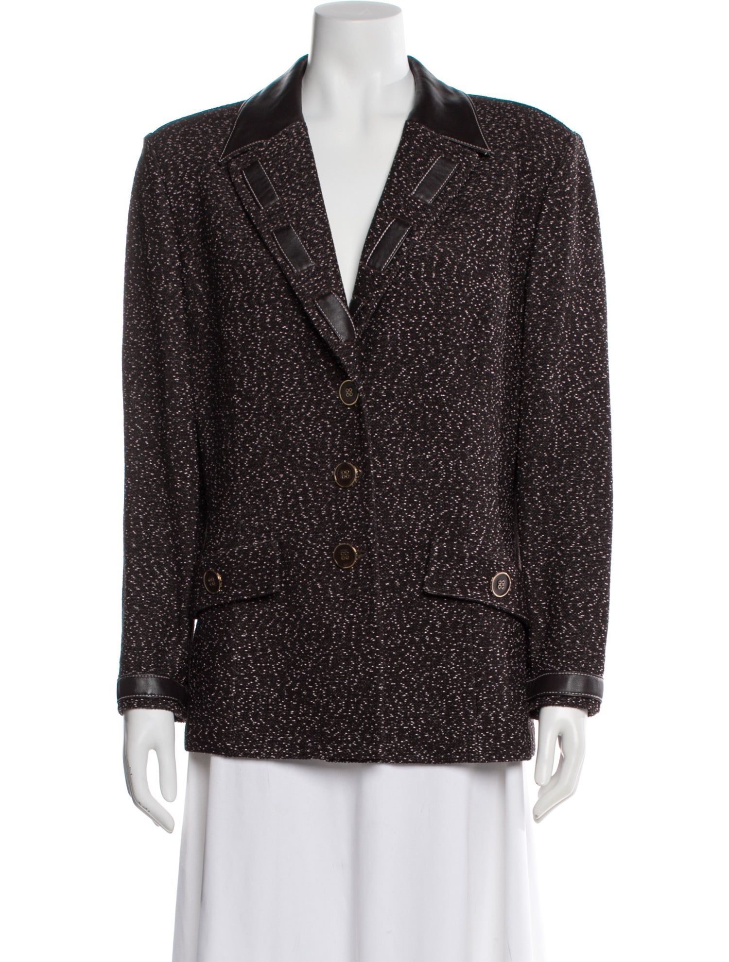 St. John Collection Printed Blazer