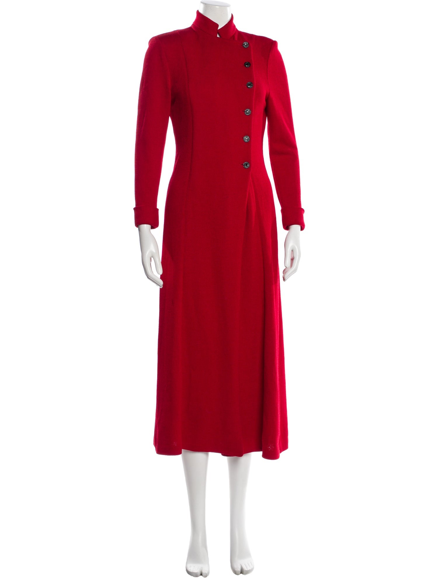 St. John Collection Wool Trench Coat