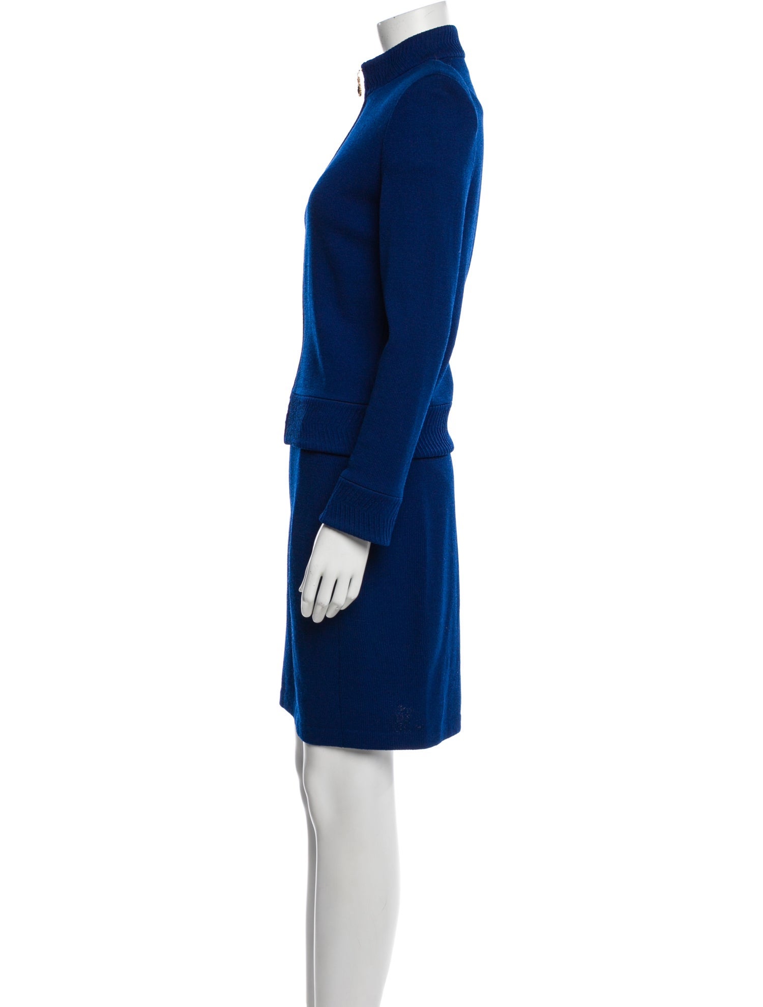 St. John Collection Wool Skirt Set
