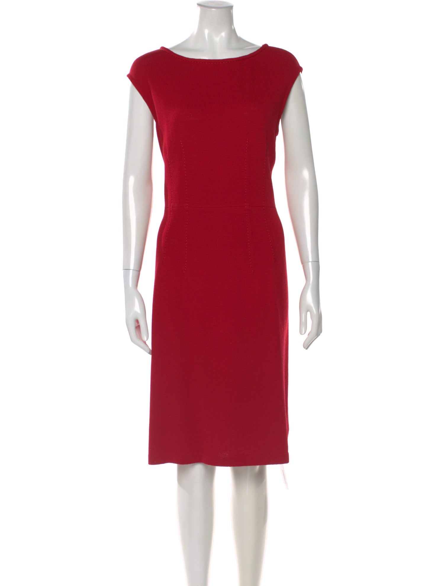 St. John Collection Wool Knee-Length Dress
