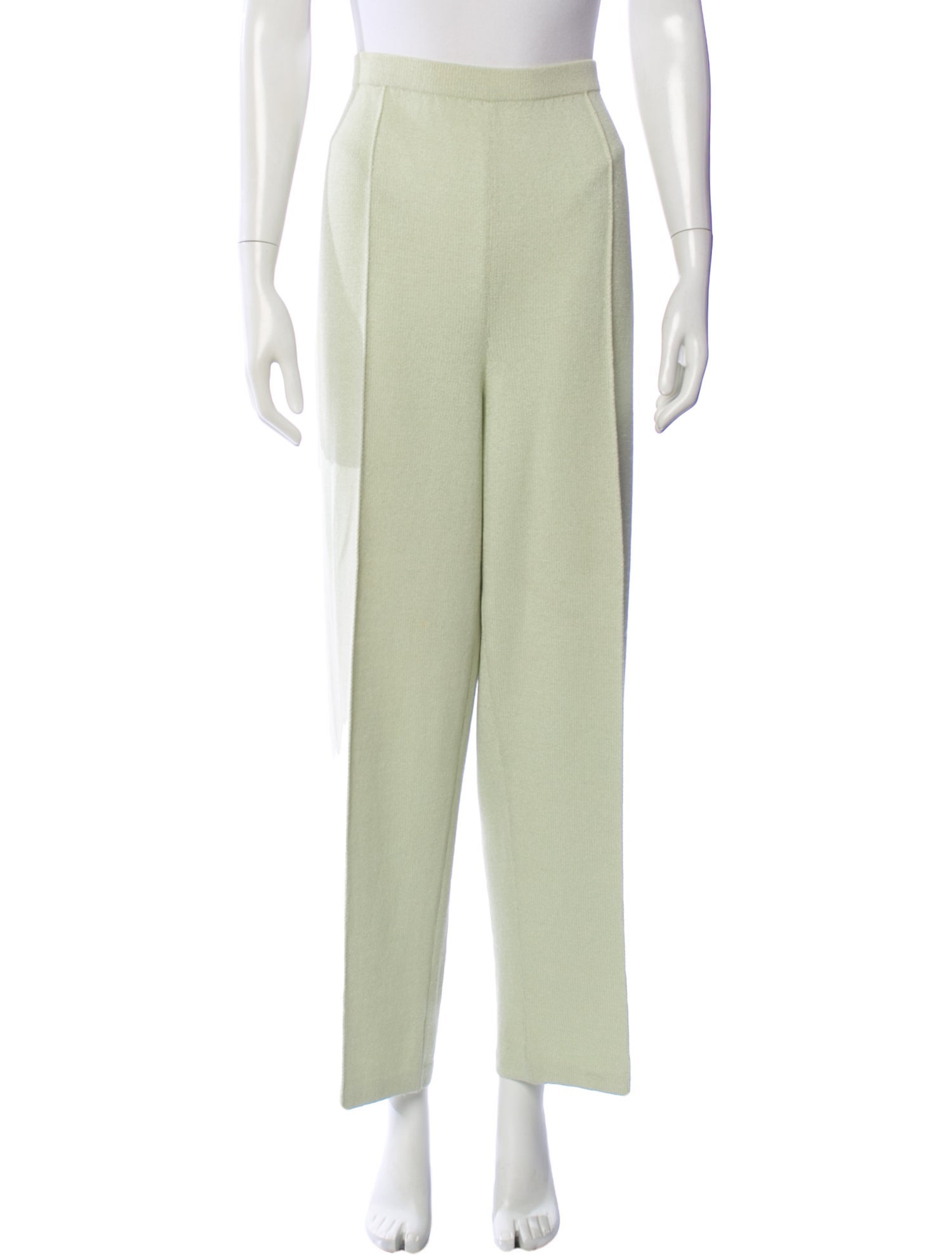 St. John Collection Wool Wide Leg Pants
