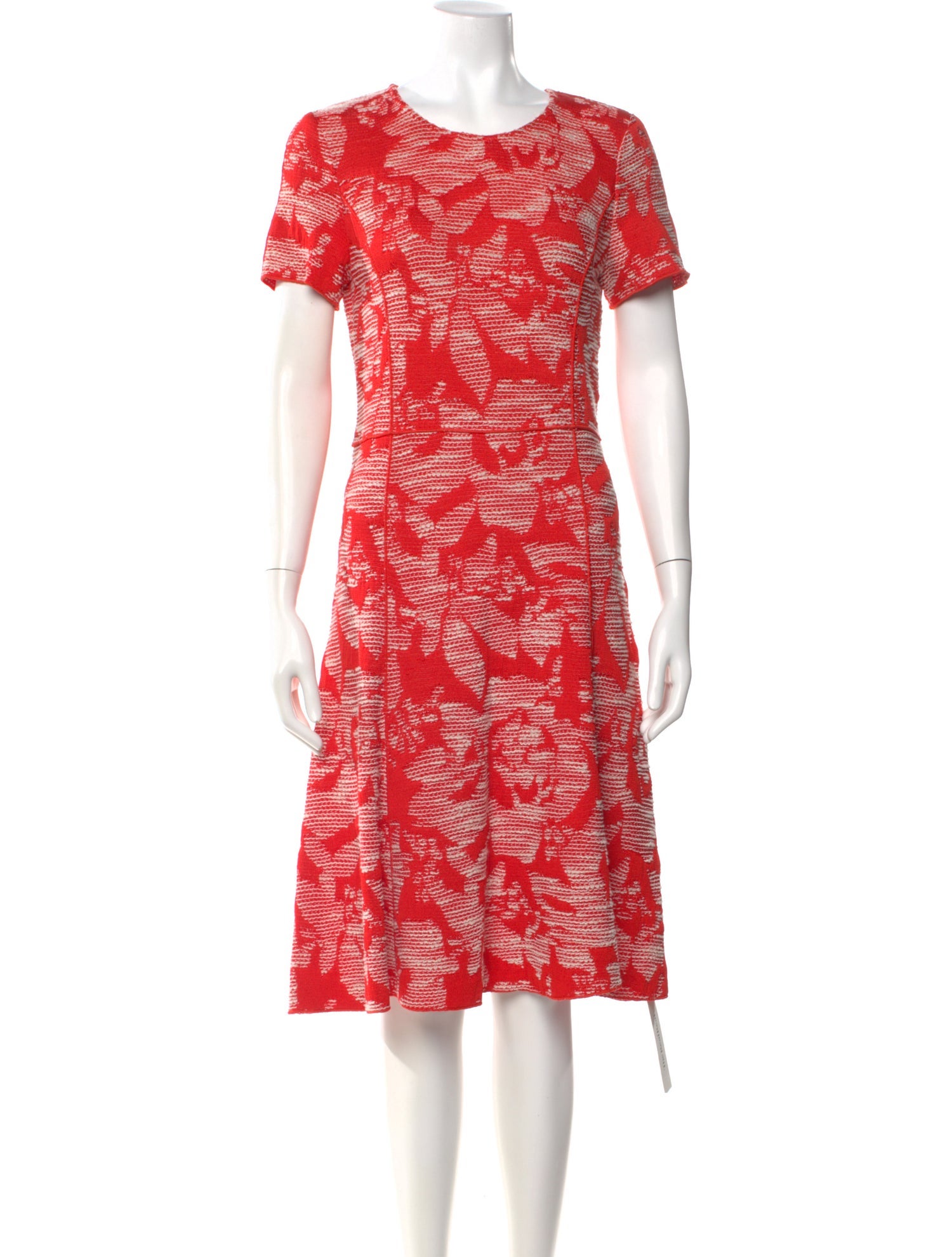 St. John Collection Printed Knee-Length Dress