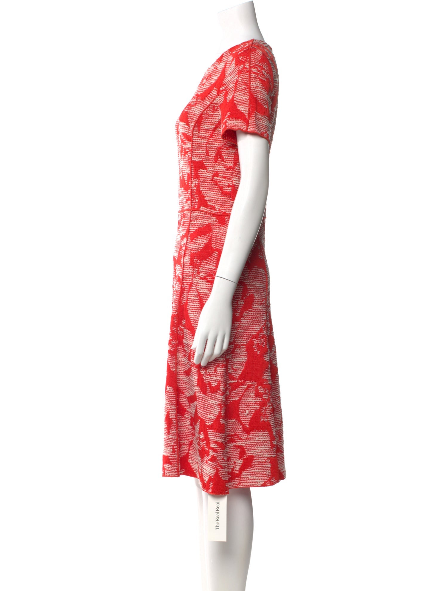St. John Collection Printed Knee-Length Dress
