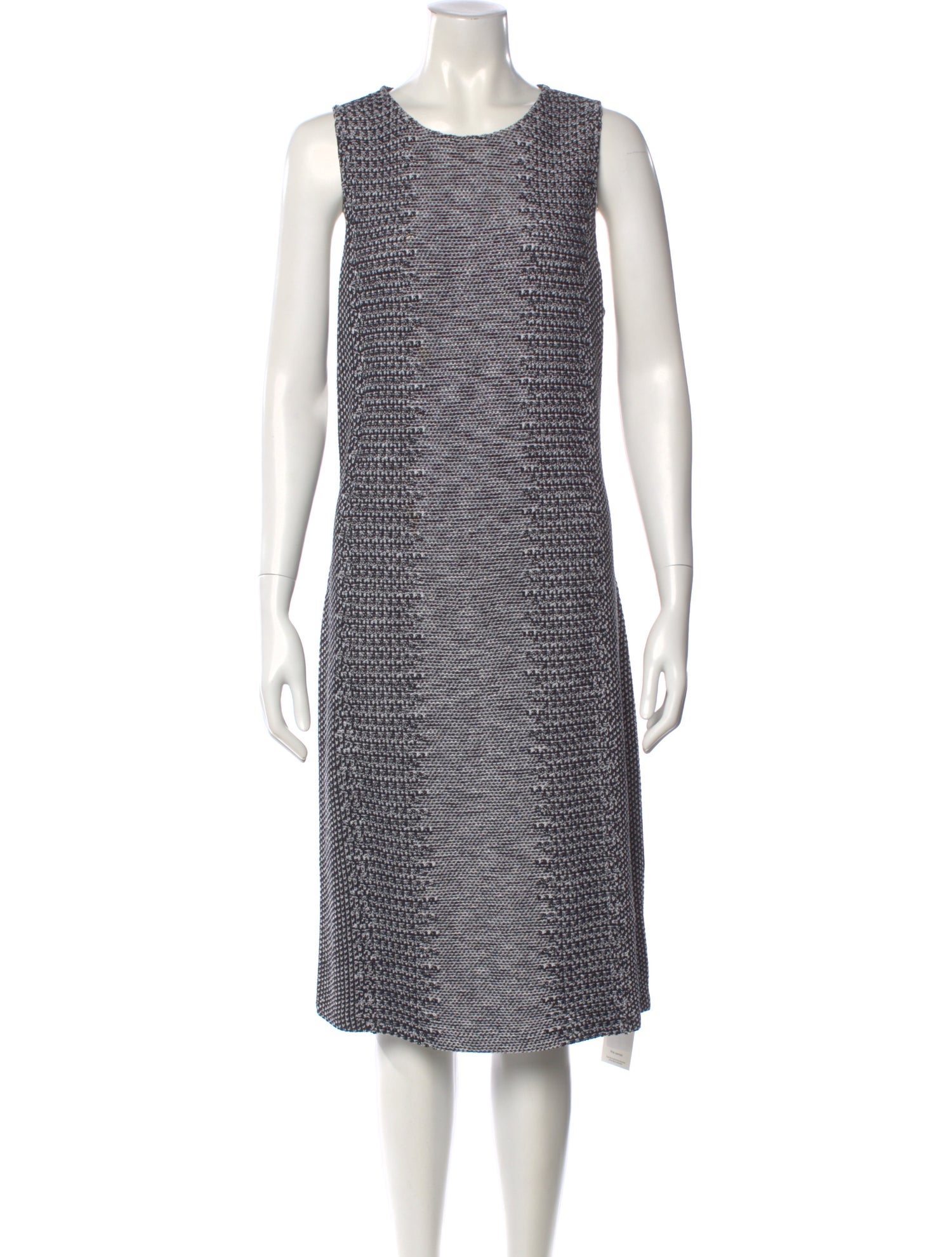 St. John Collection Printed Midi Length Dress