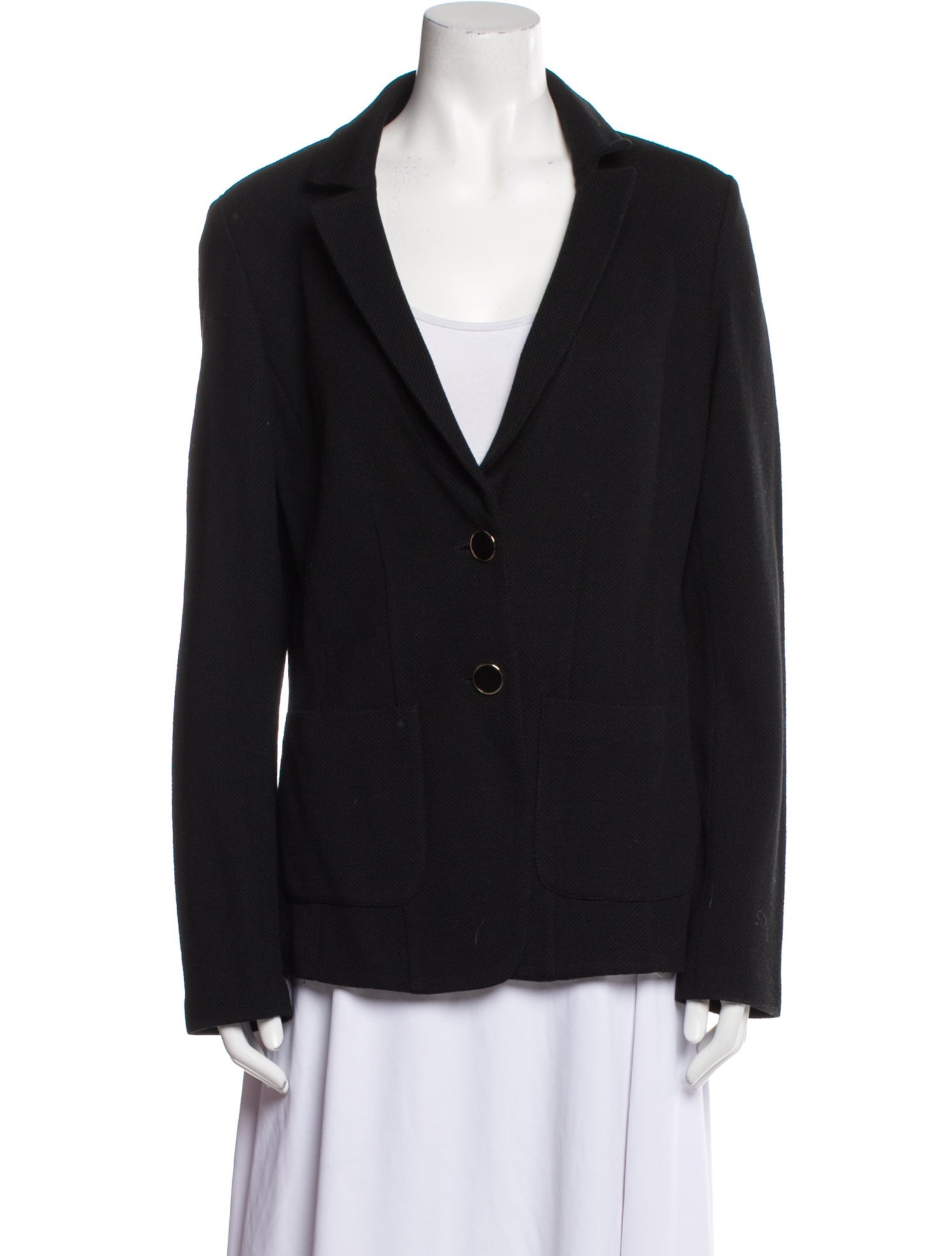 St. John Caviar Wool Blazer